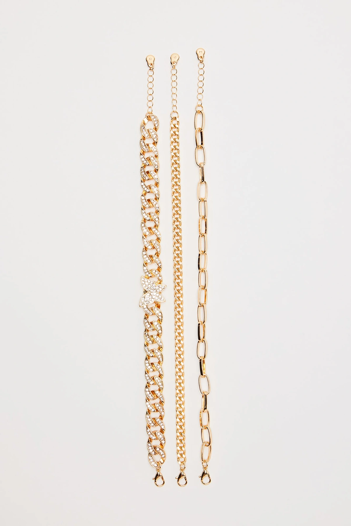 Wings Of A Monarch Anklet - Gold — Dourado
