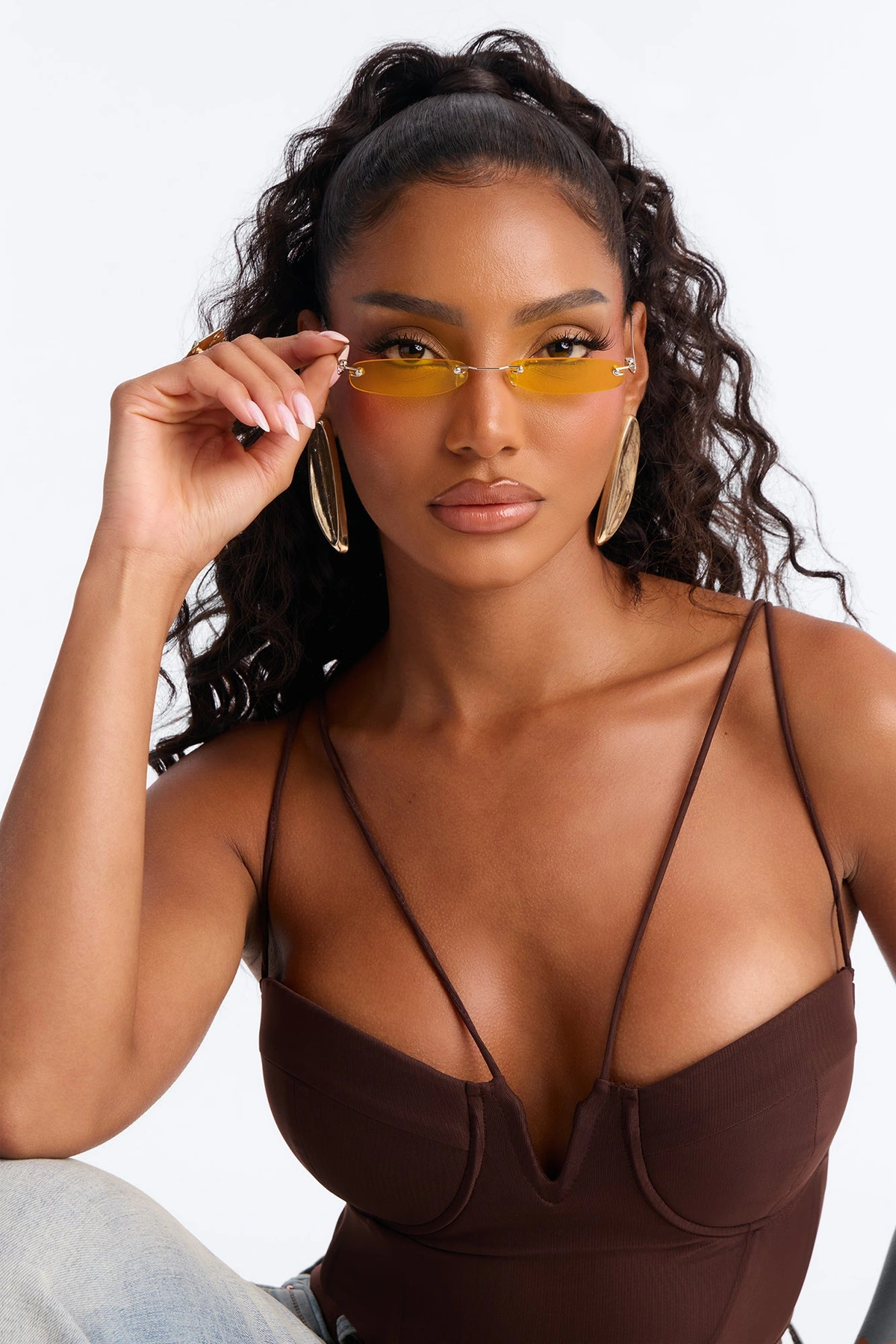 Skinny Margs Please Sunglasses - Yellow — Amarelo