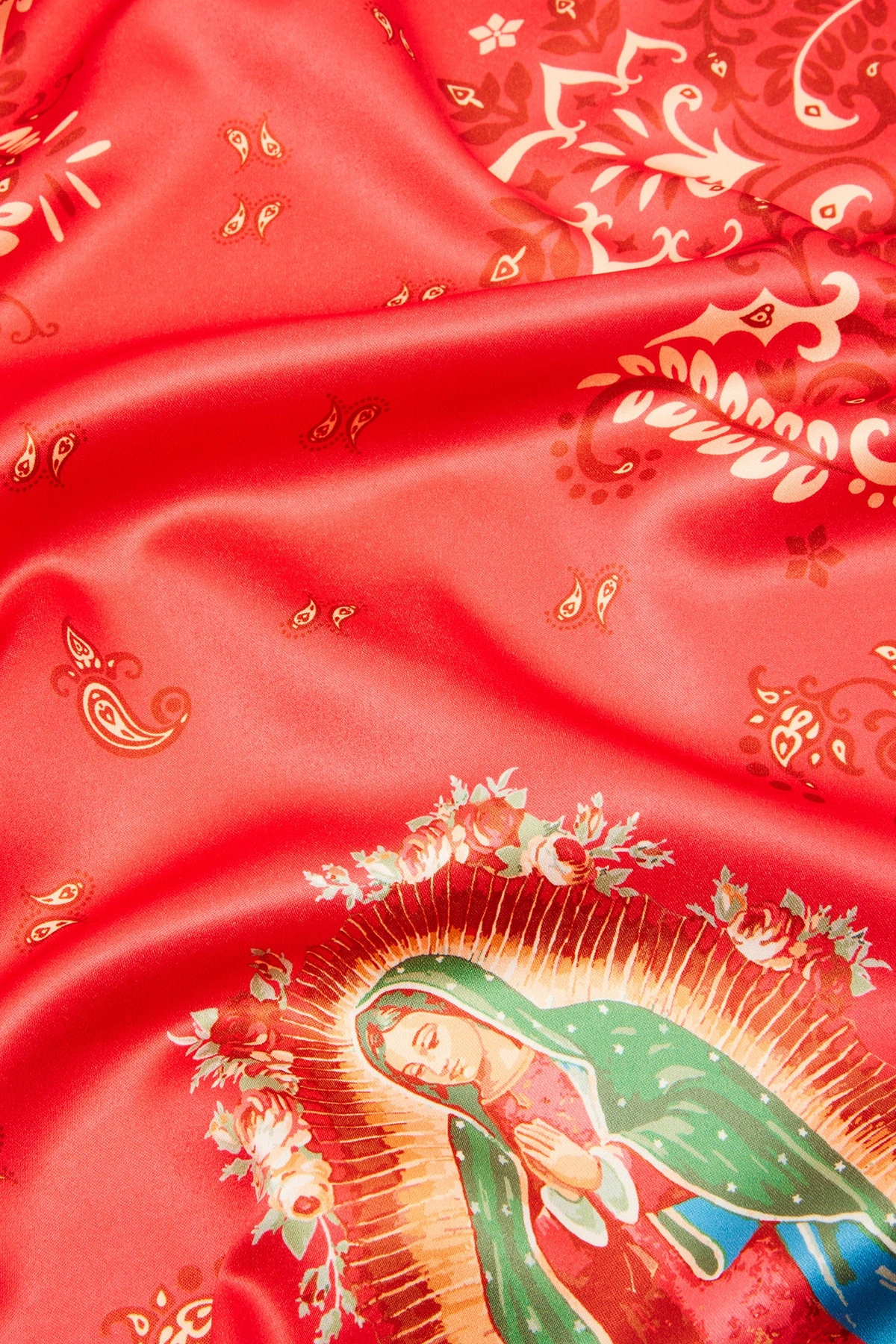 Faith Over Fear Head Scarf - Red/combo — Vermelho/combinação