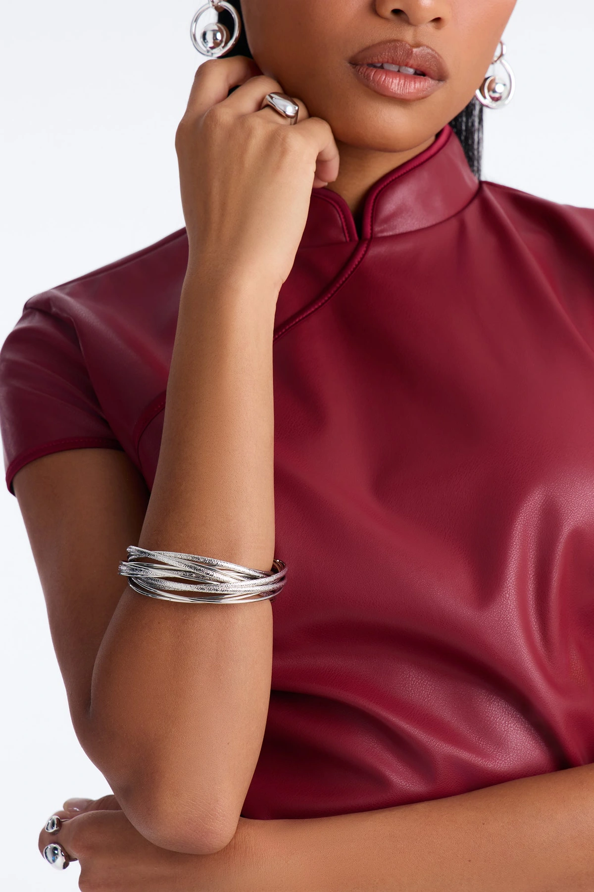 Spiraluxe Bracelet - Silver — Prateado