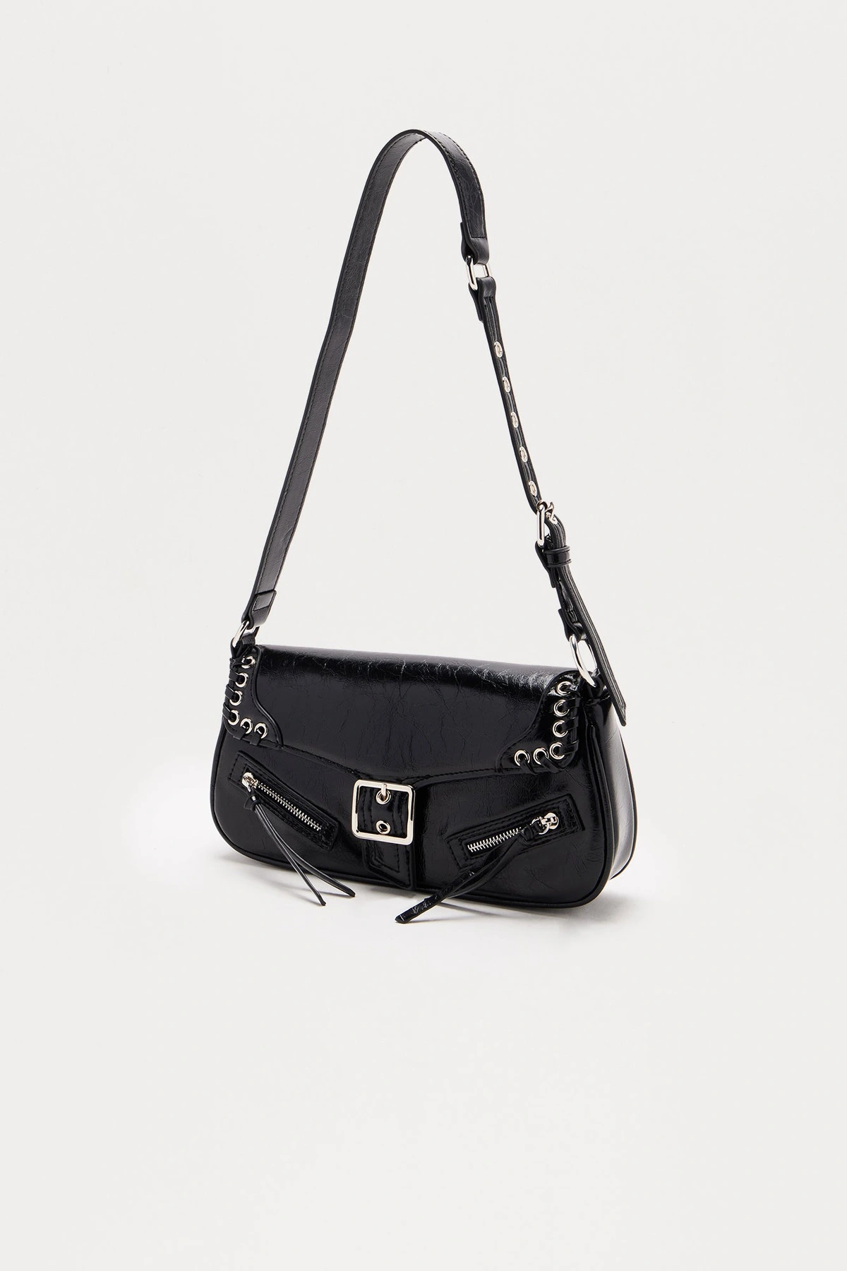 Night Out Shoulder Bag - Black — Preto