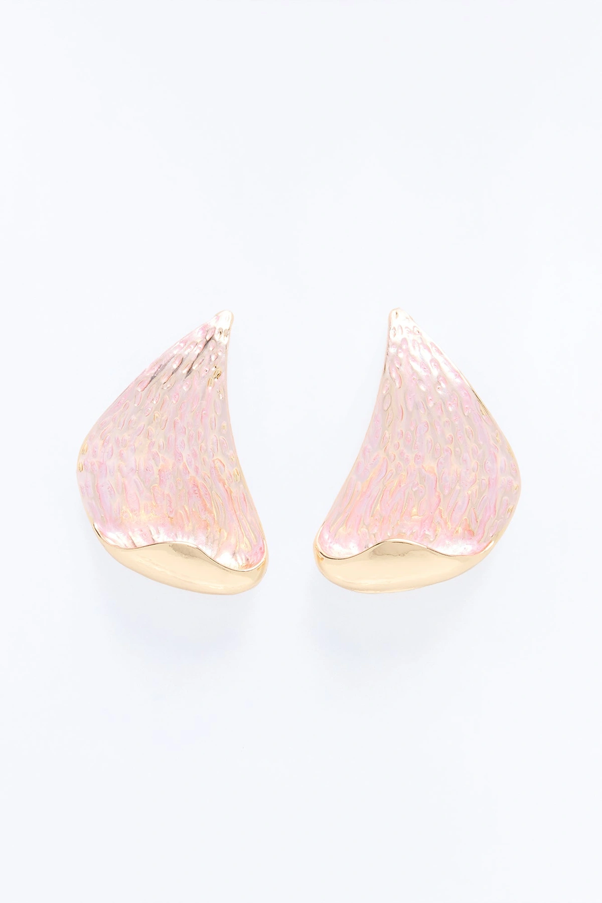 Thank Me Later Drop Earrings - Gold/Pink — Dourado/Rosa