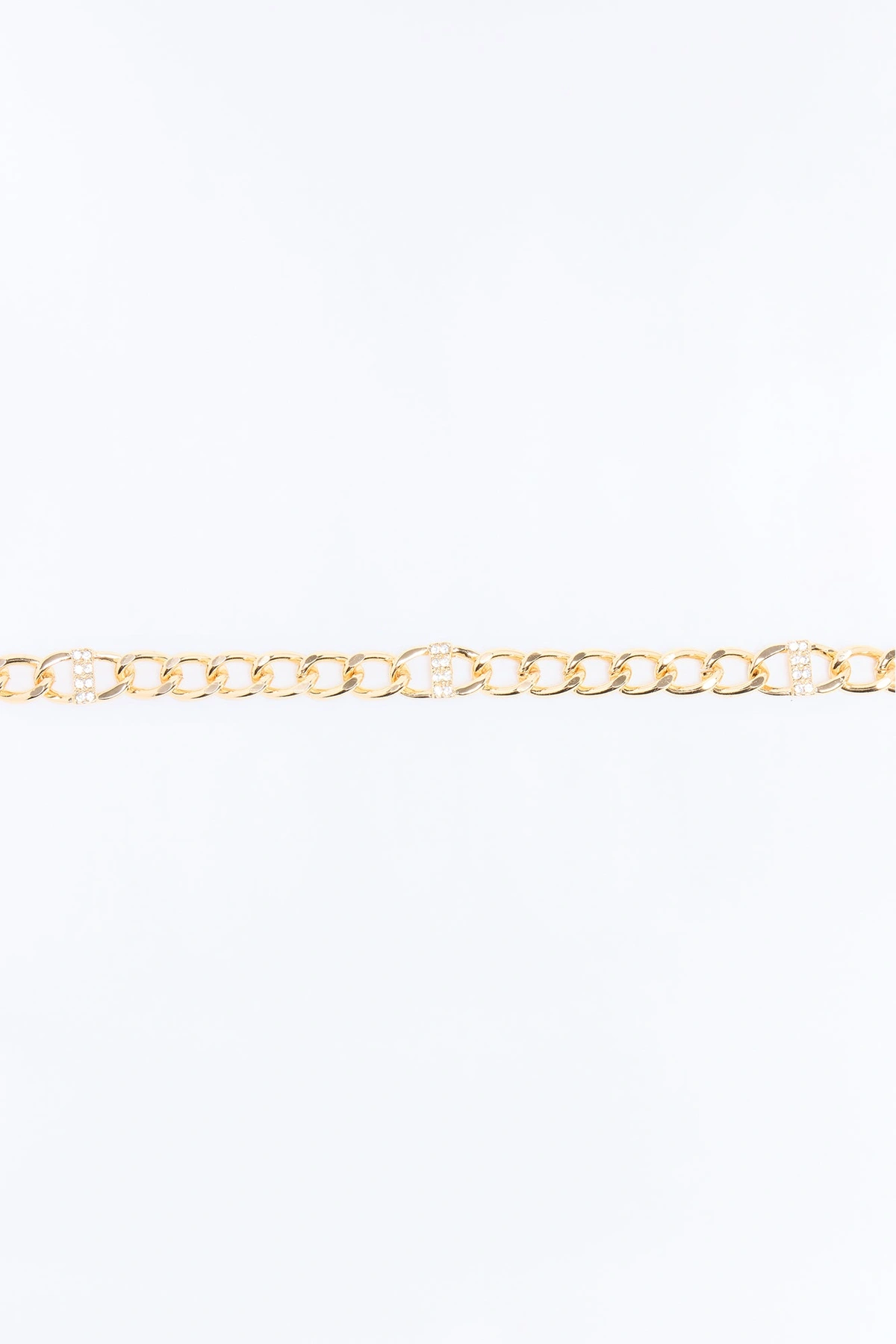 Steel Cold Chain Belt - Gold — Dourado