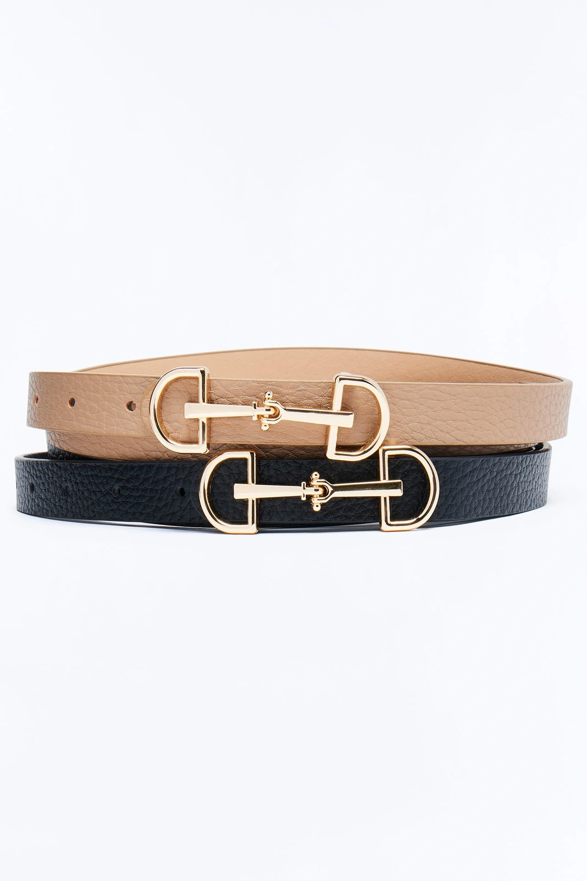 Taking Care Of Business 2 Piece Belt Set - Black/combo — Preto/combinação