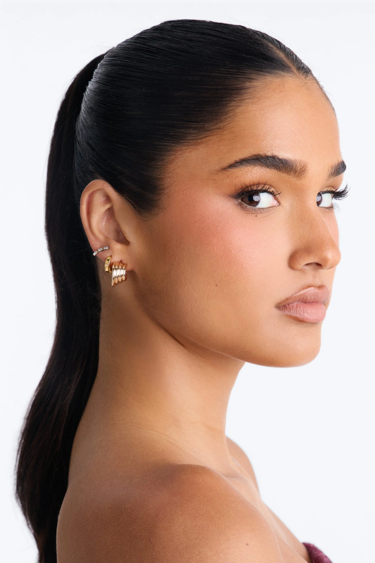 Casual Days Hoop Earrings - Gold — Dourado