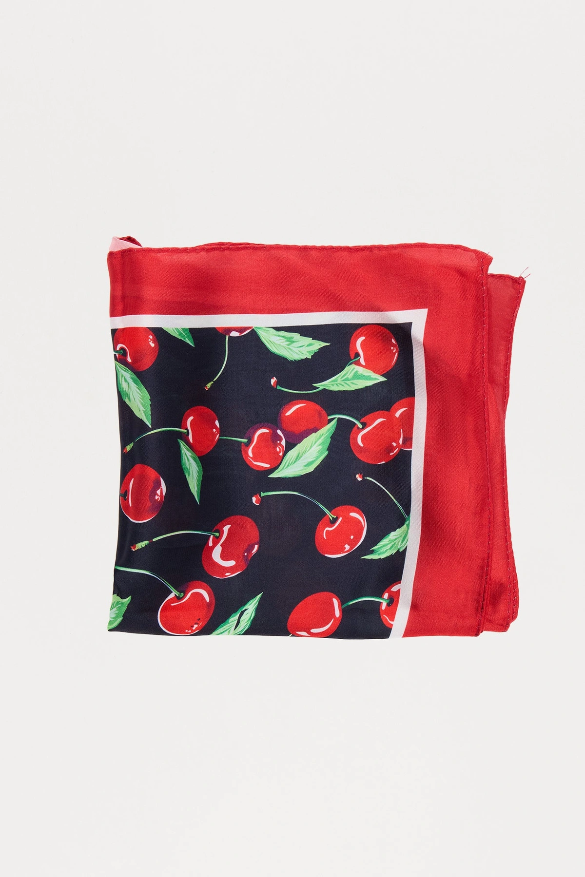 Cherry Pop Head Wrap - Black/Red — Preto/Vermelho