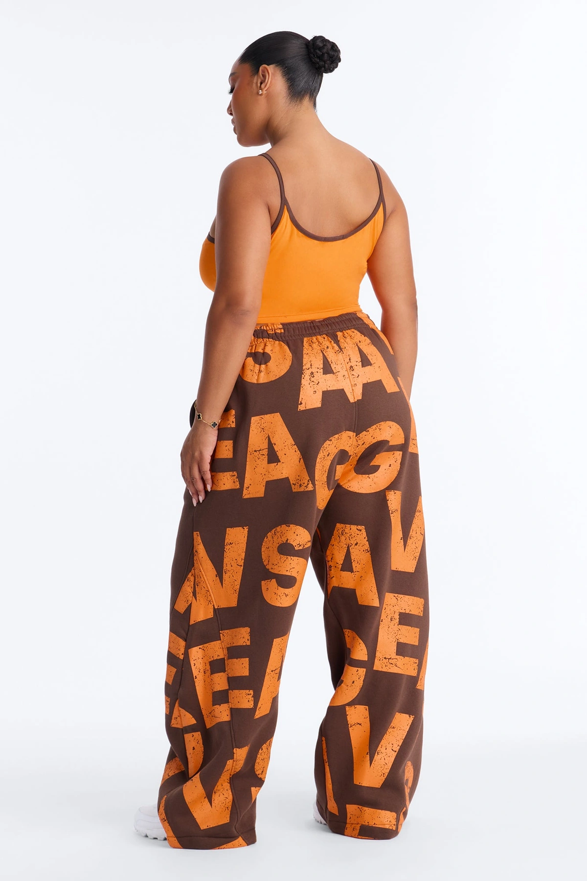 Savage Mode Fleece Pant Set - Orange/combo — Laranja/combinação