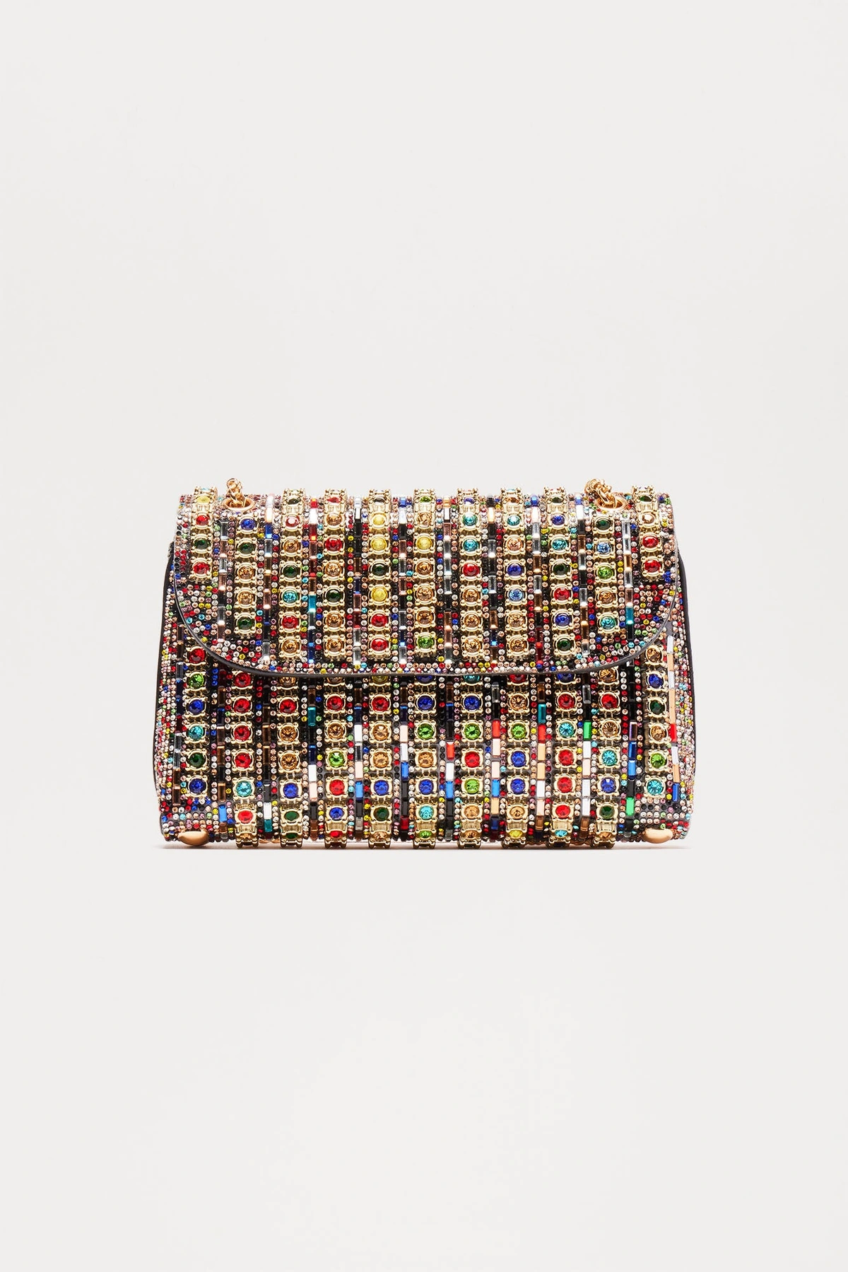 Shining The Brightest Handbag - Gold/Multi — Dourado/Multicolor