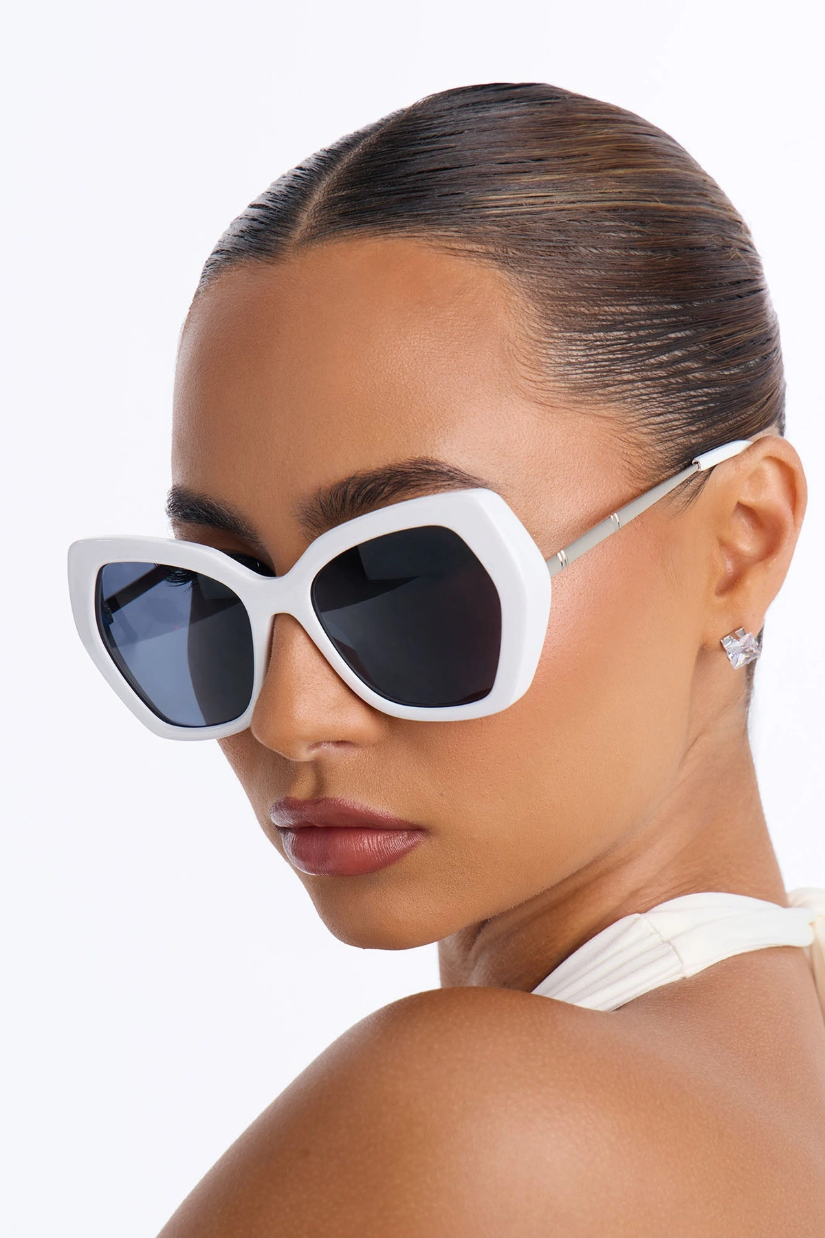 Do You Miss Me Sunglasses - White — Branco