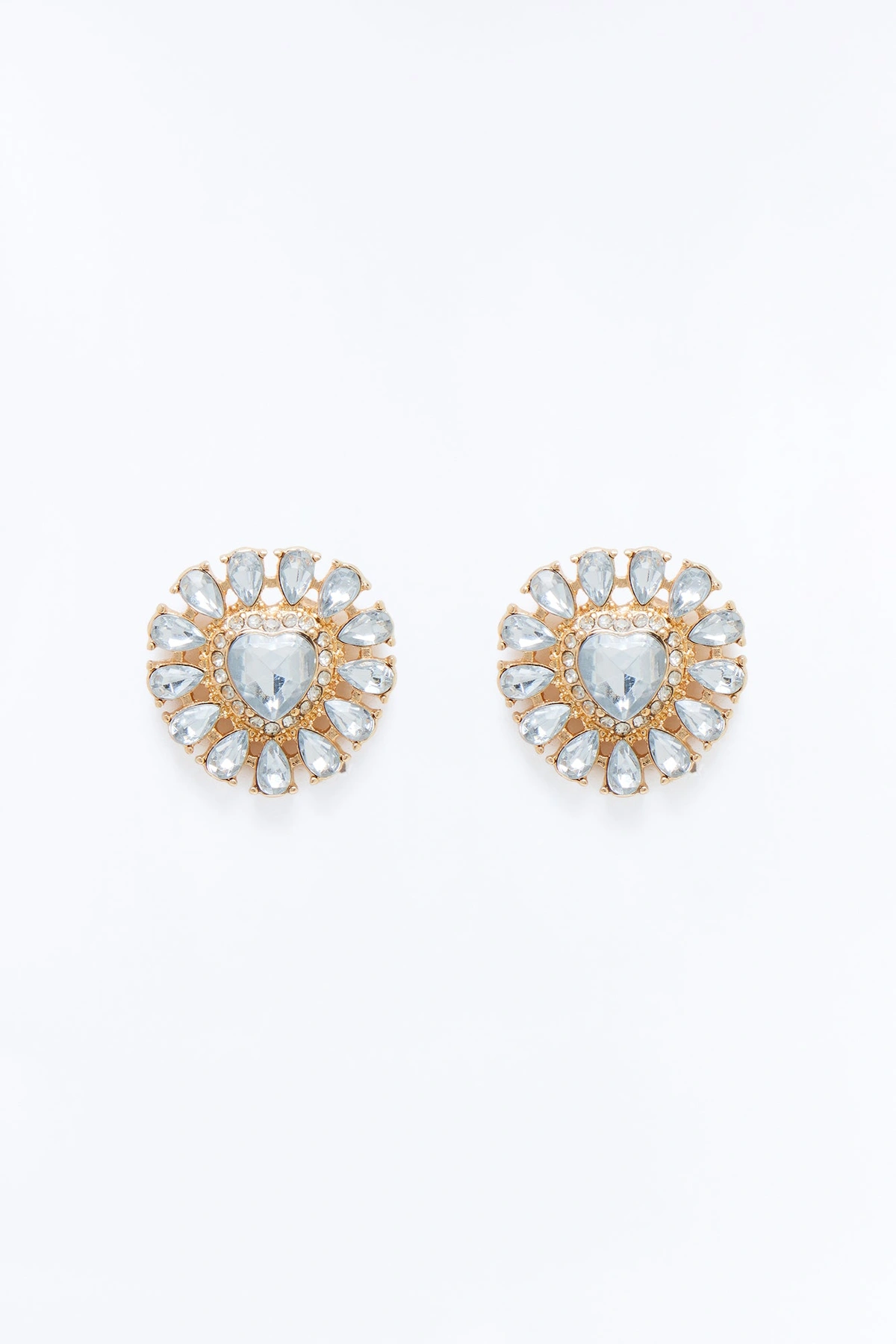 Carry Your Love With Me Stud Earrings - Gold — Dourado