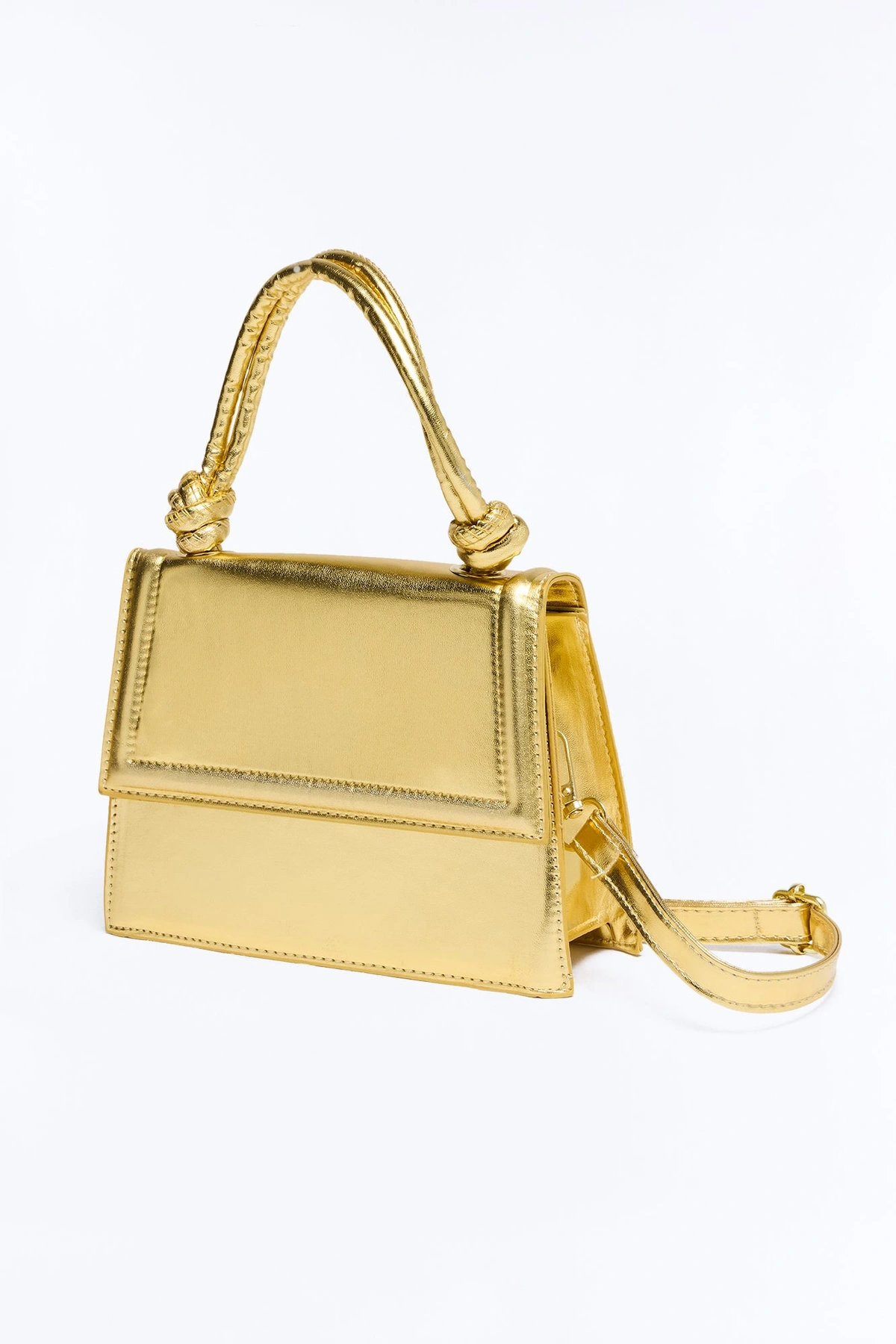 Never Too Late Handbag - Gold — Dourado