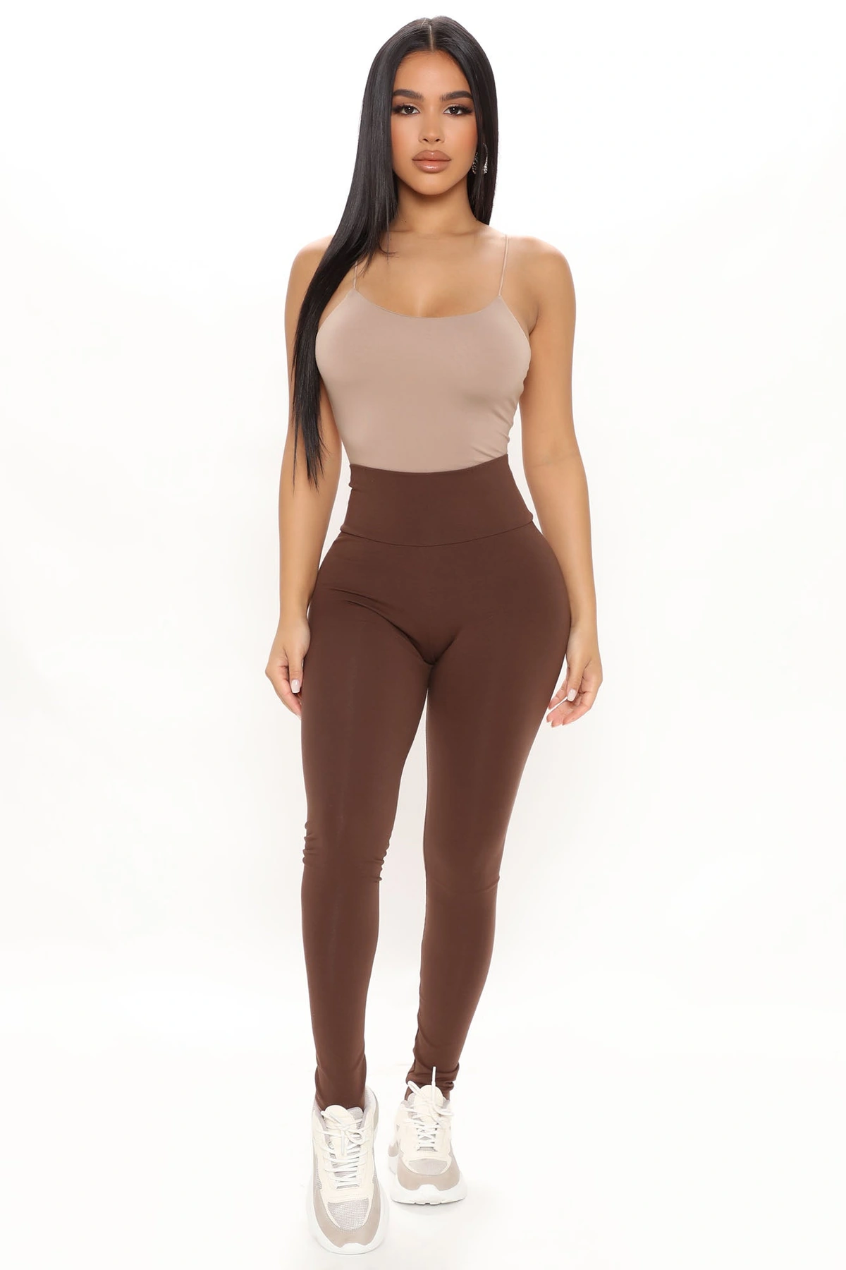 Running Around High Rise Legging - Chocolate — Chocolate