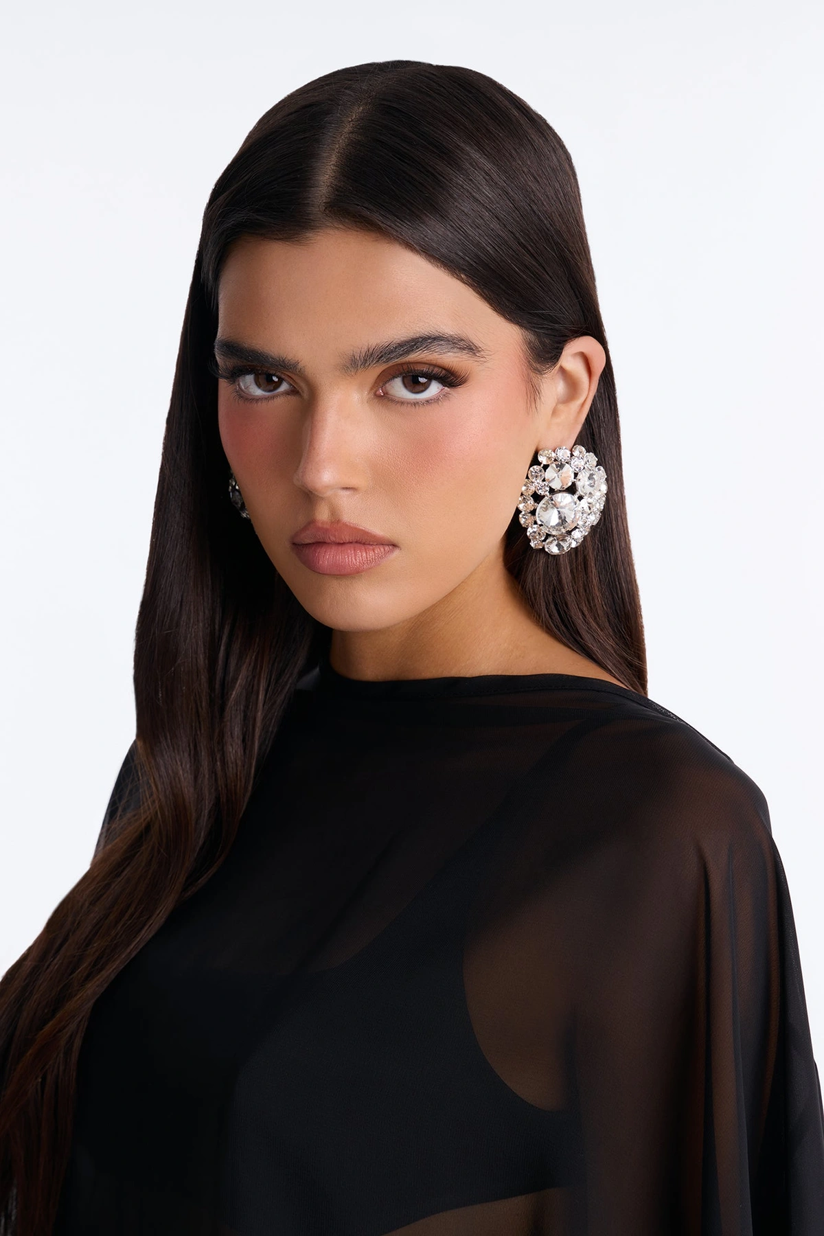 Outshining You Stud Earrings - Silver — Prateado