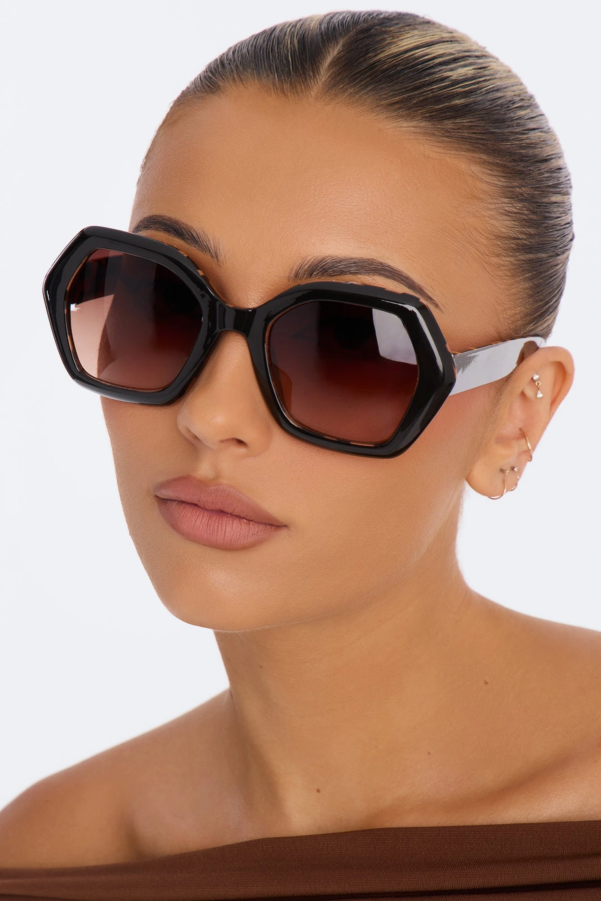 Different Vision Sunglasses - Black/Brown — Preto/Castanho