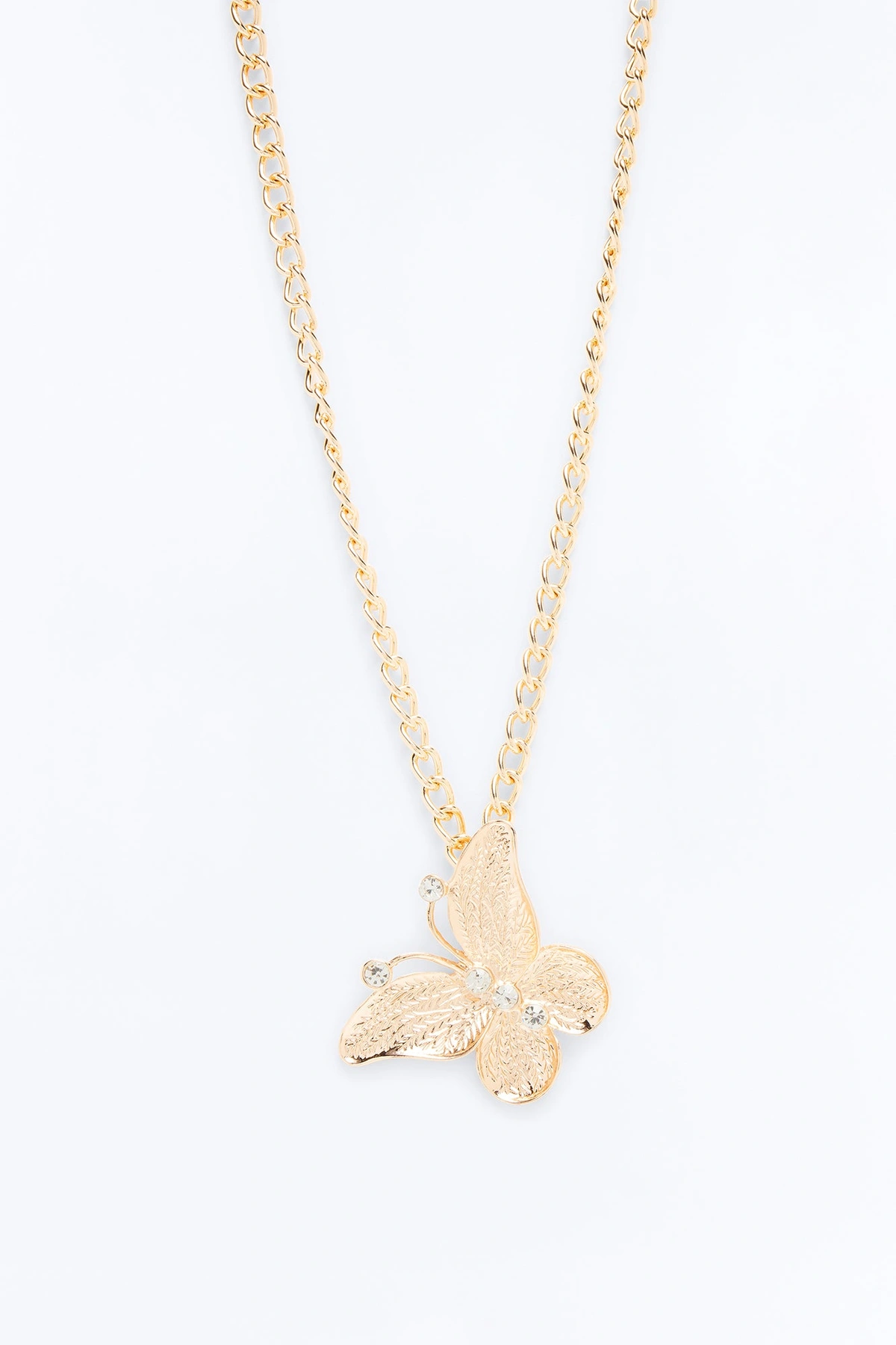 Golden Flutter Necklace - Gold — Dourado