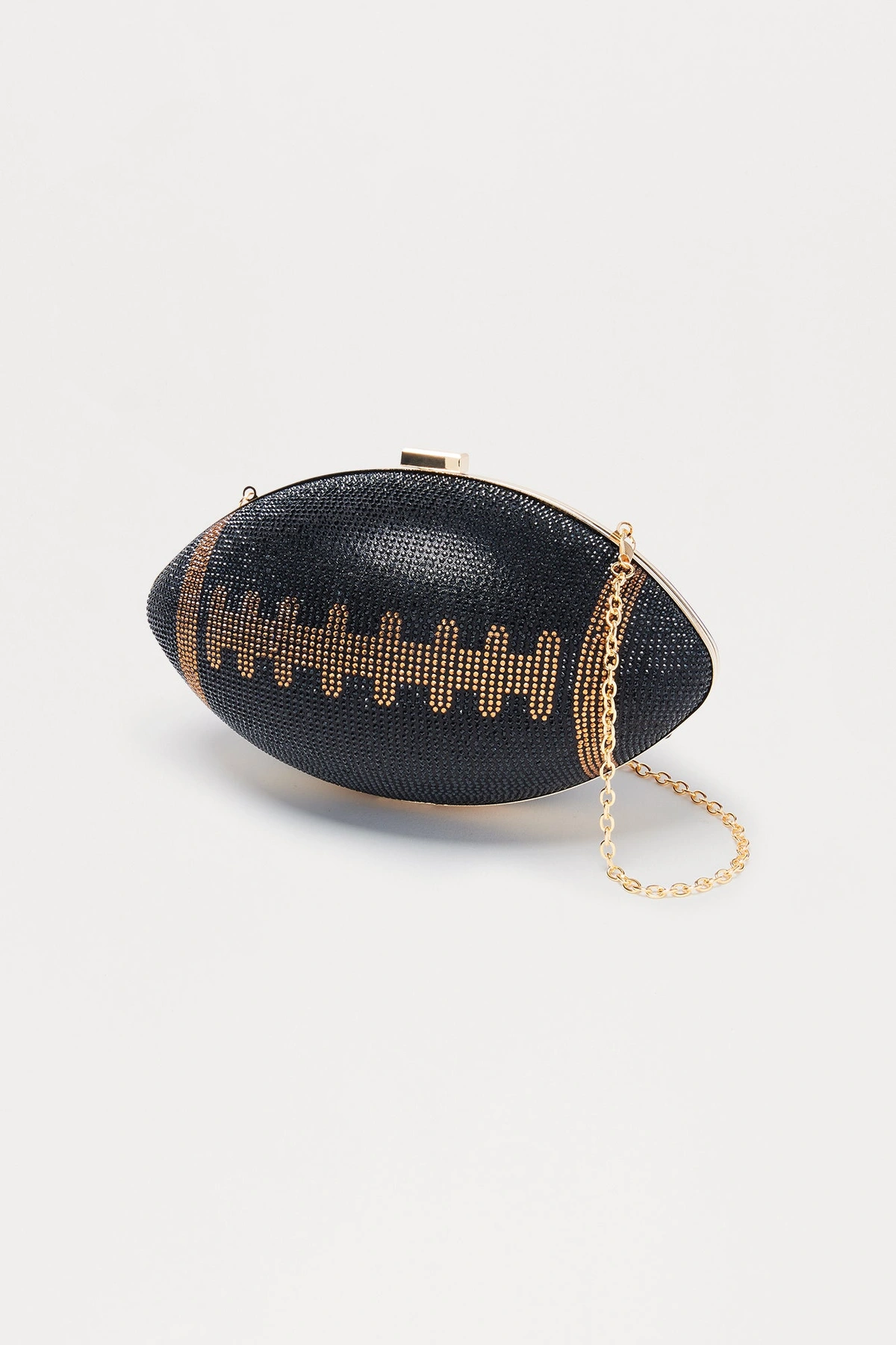 Game Day Rhinestone Clutch - Black/combo — Preto/combinação