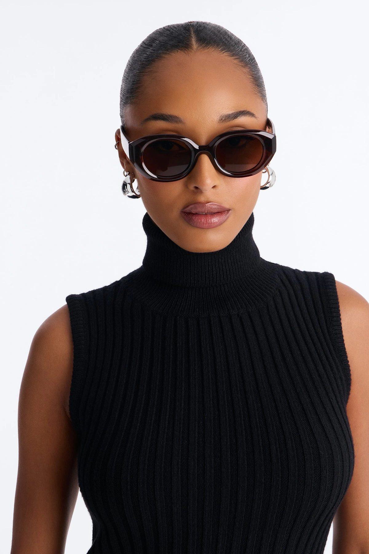 Change Your Mind Sunglasses - Brown — Castanho