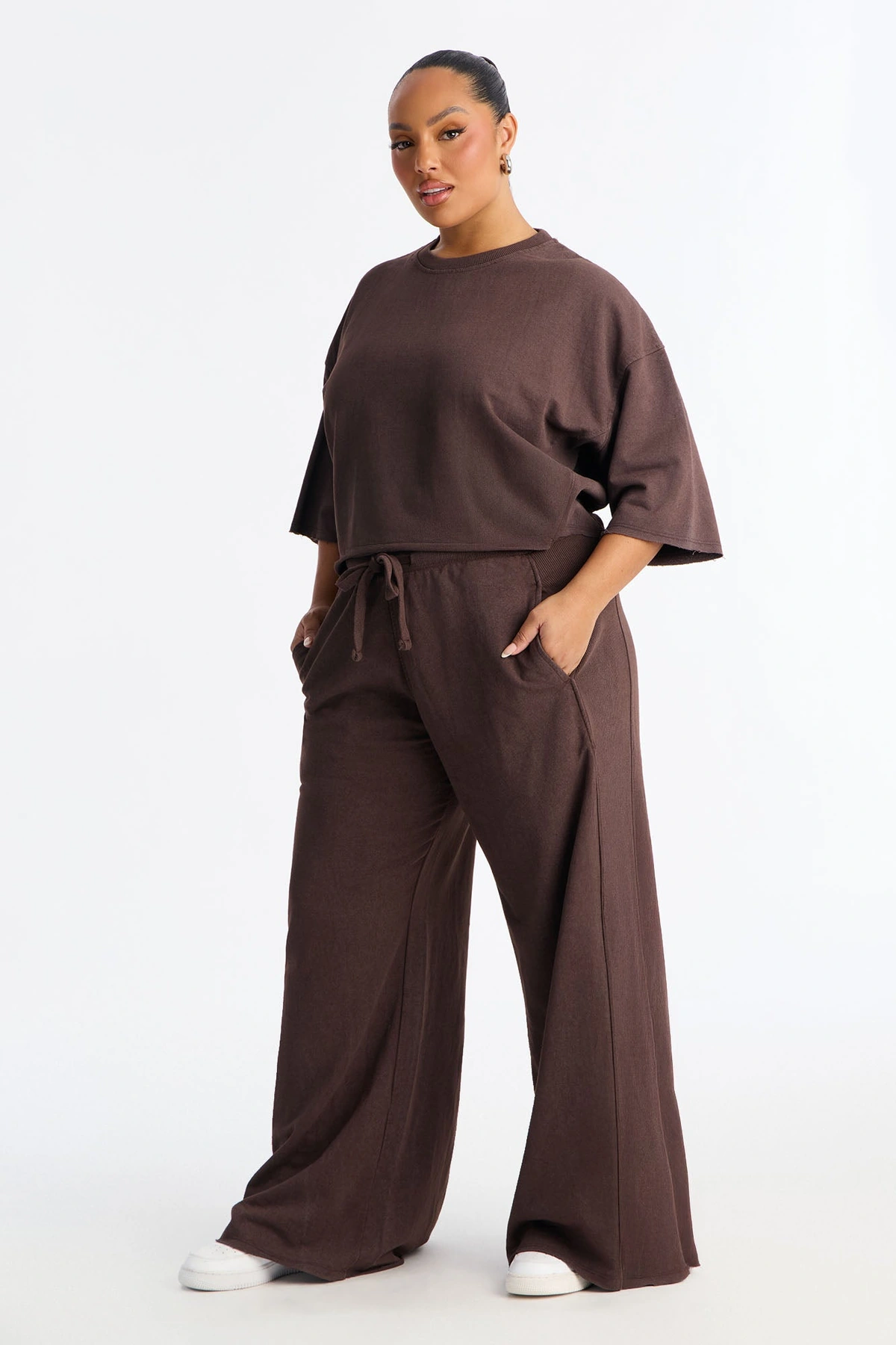Strollin' Around Pant Set - Chocolate — Chocolate