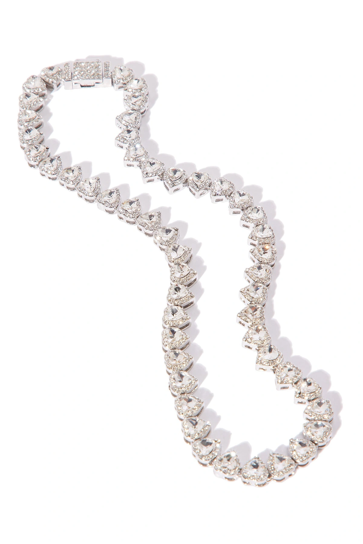 Icy Queen Chain Necklace - Silver — Prateado