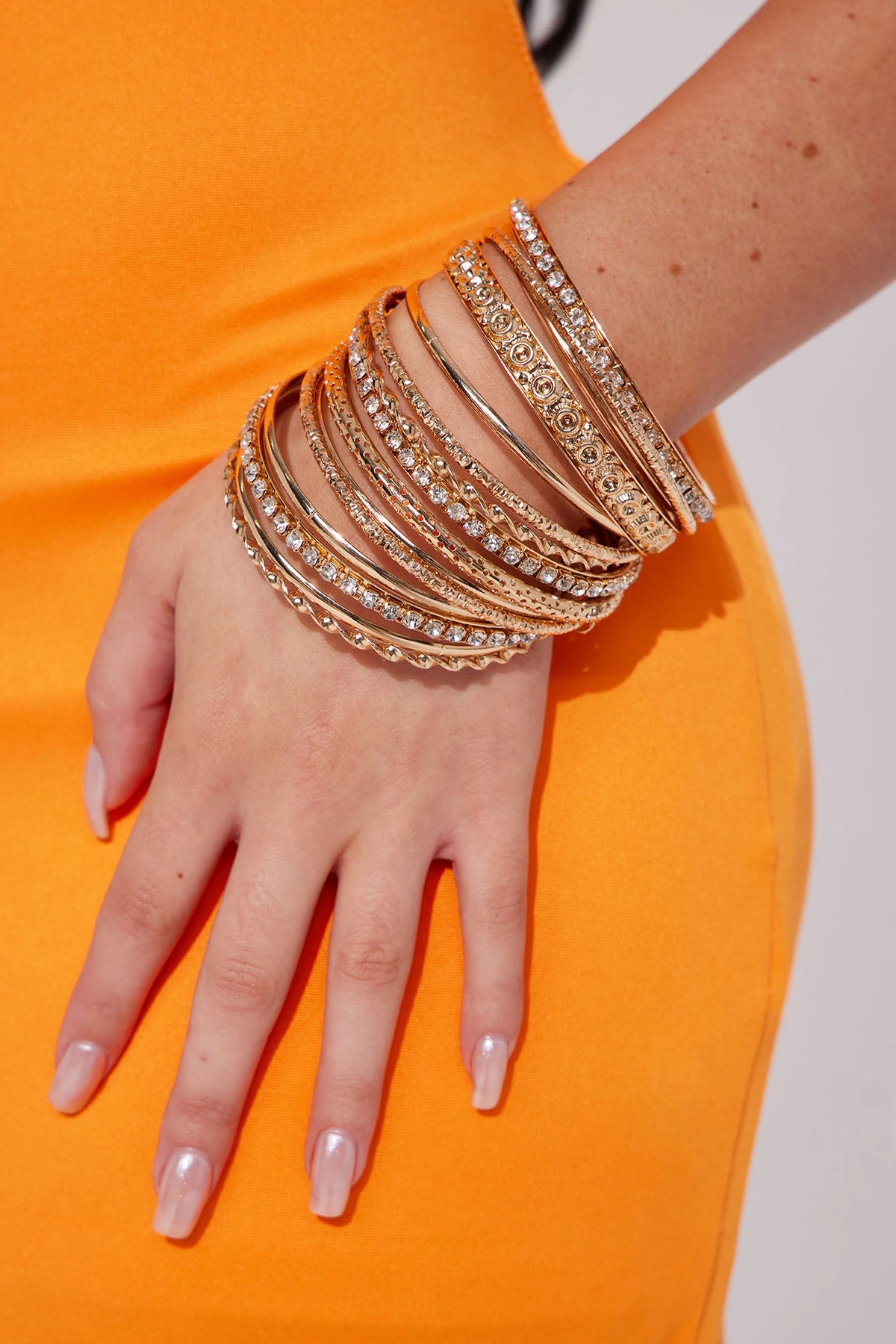 Summer Baby 14 Piece Bangle Set - Gold — Dourado