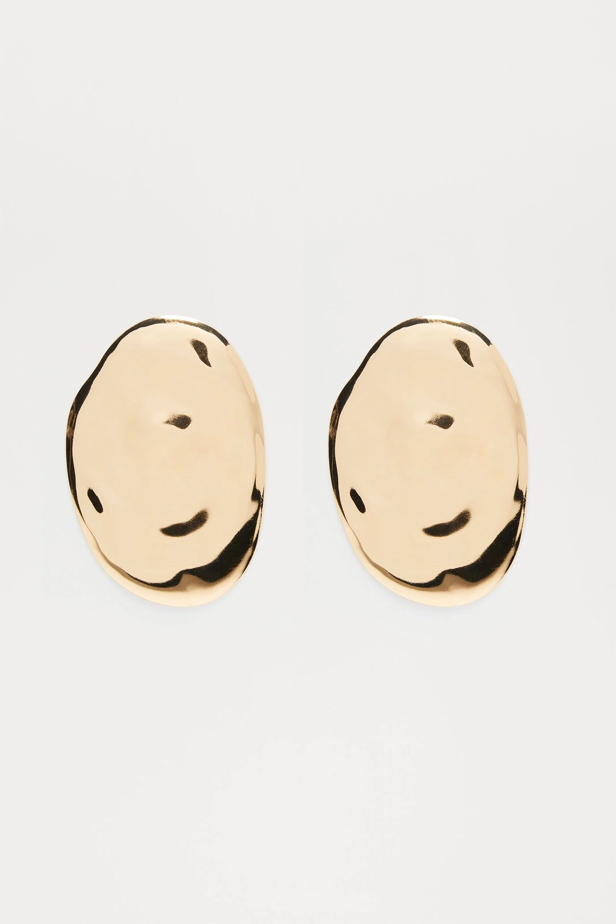 Catching The Vibes Earrings - Gold — Dourado