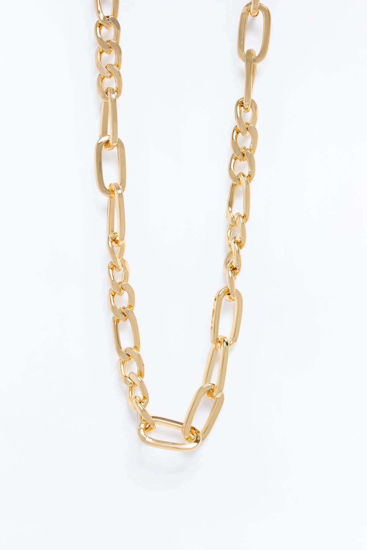 On My Own Chainlink Necklace - Gold — Dourado