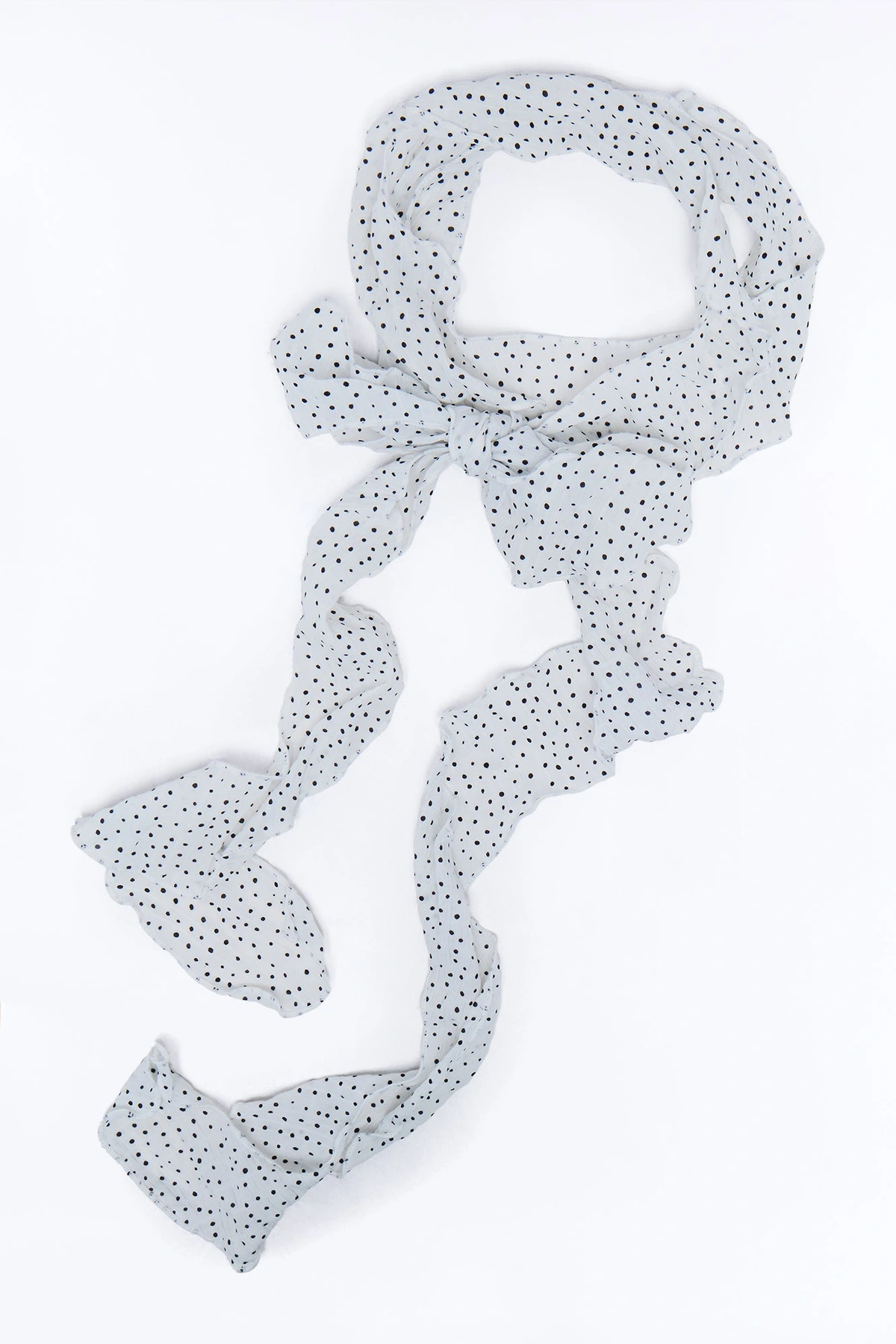 Leave It All To Bloom Skinny Scarf - White/combo — Branco/combinação