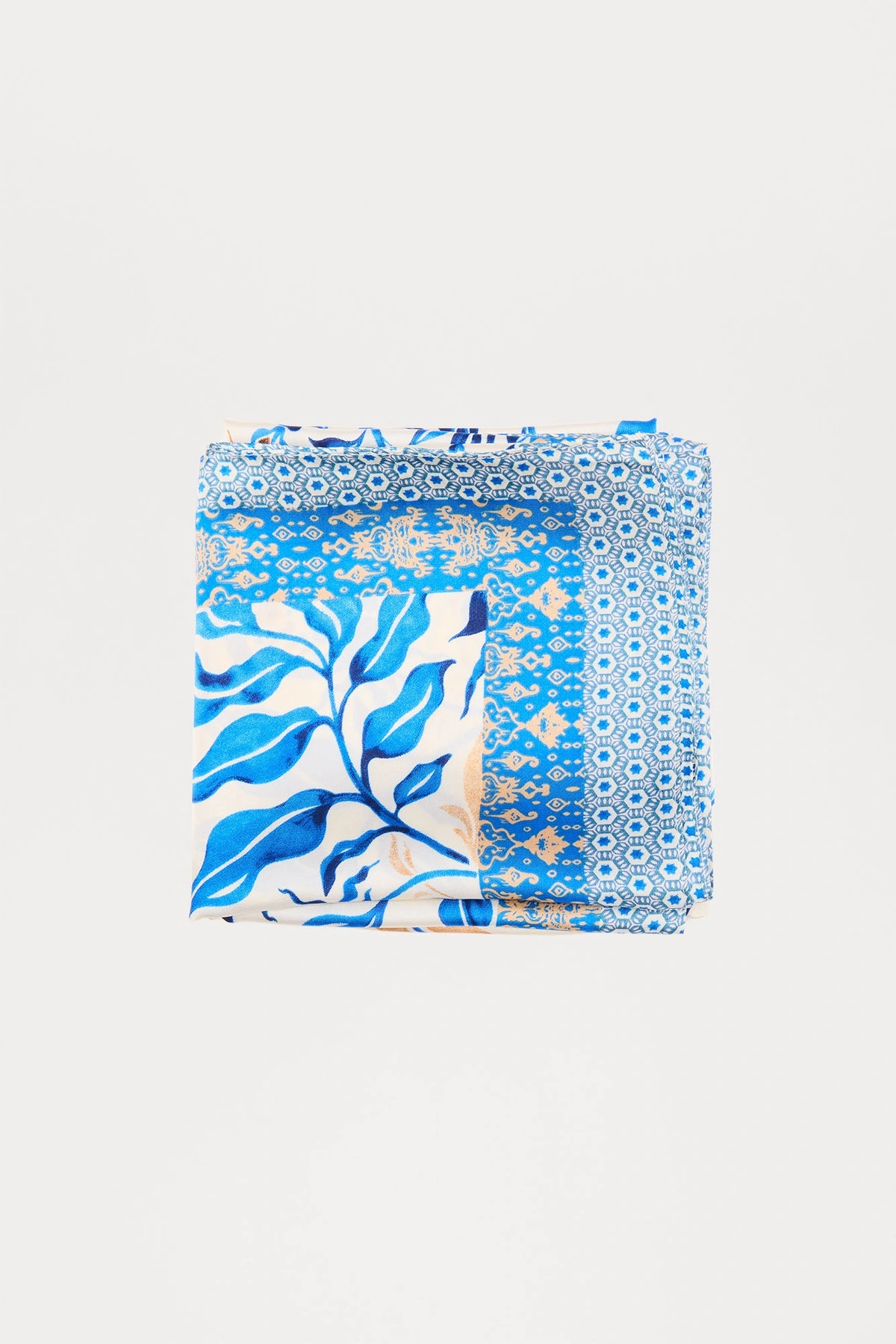 Camilla Head Scarf - Blue/combo — Azul/combinação