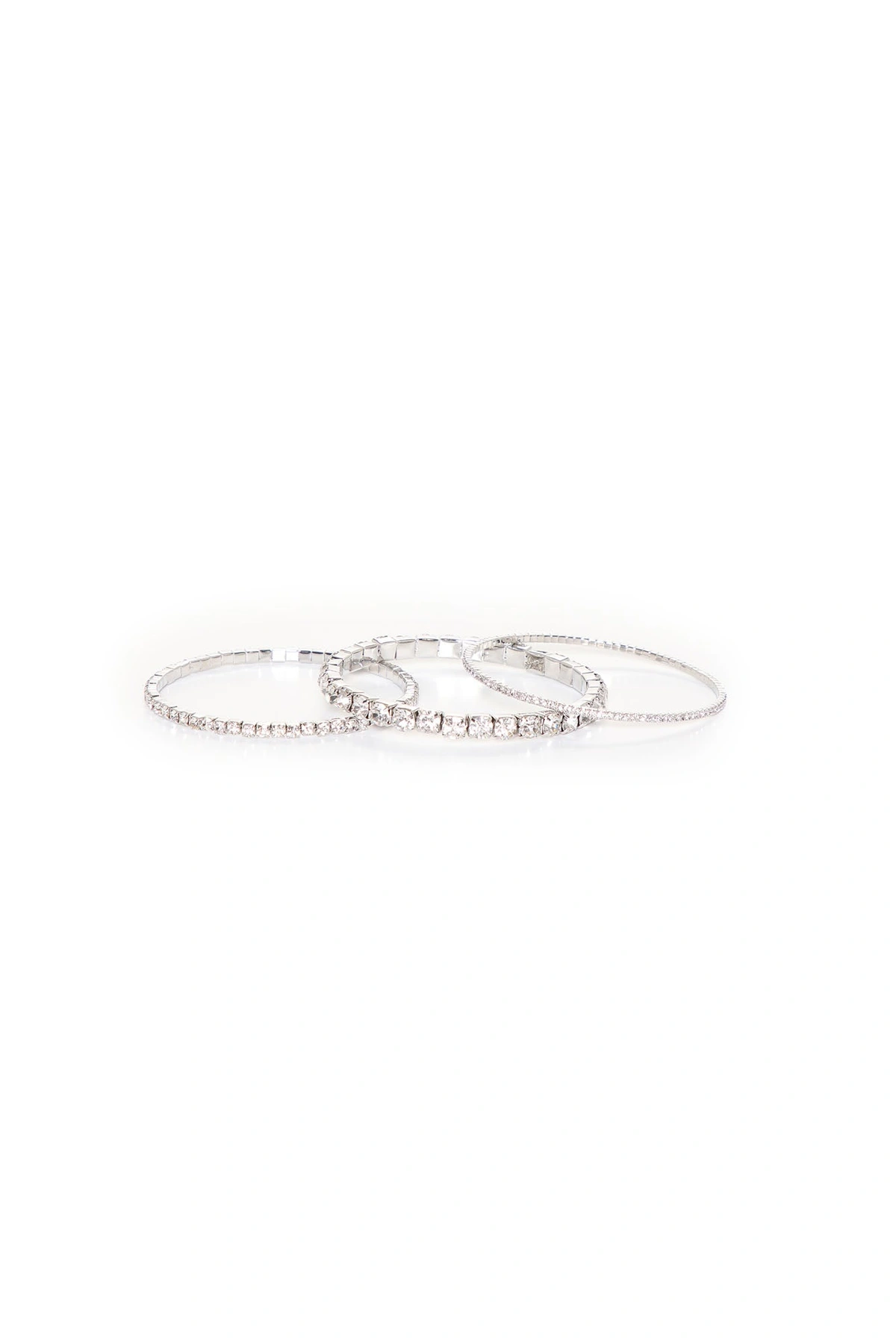 Your VIP Pass Bracelet Trio - Silver — Prateado