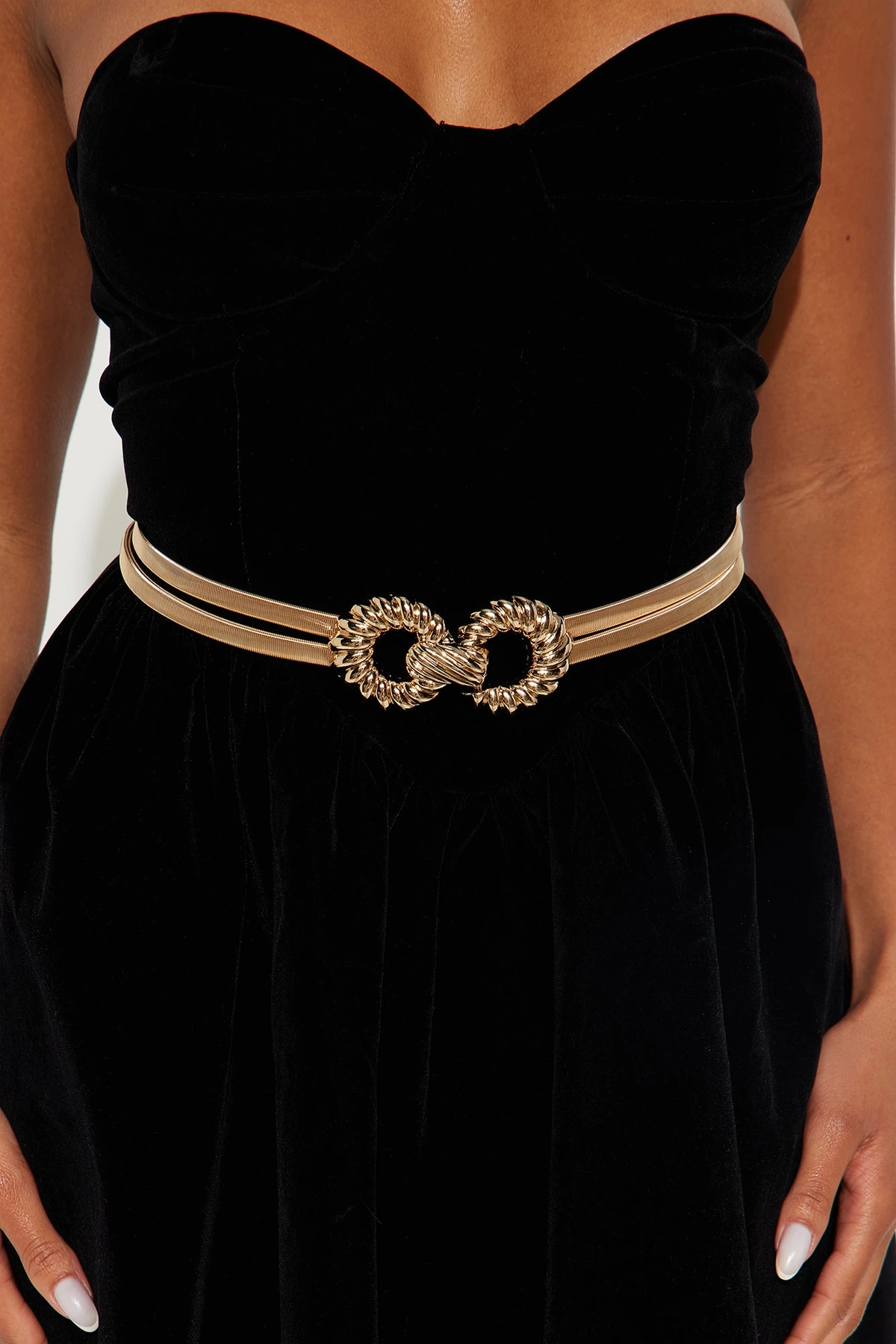 Hooked On You Chain Belt - Gold — Dourado