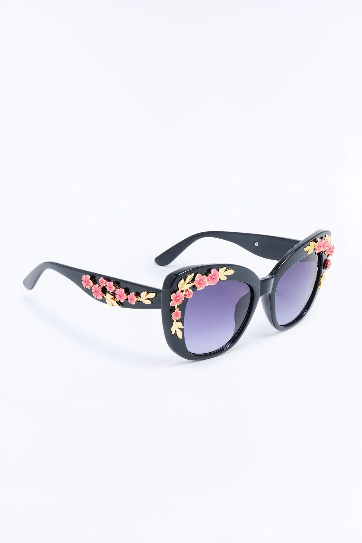 Garden Goddess Sunglasses - Black/combo — Preto/combinação