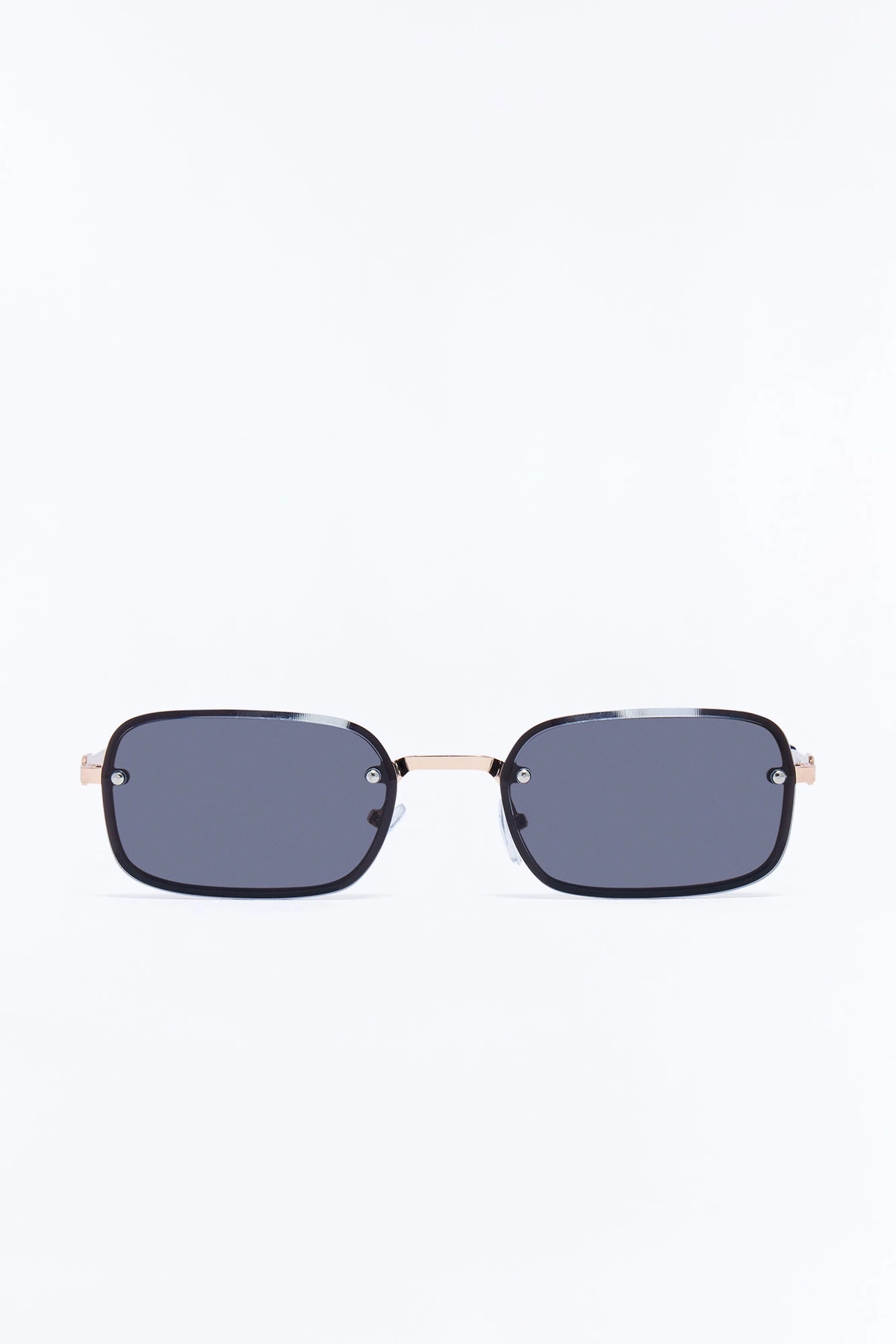 Cafe Lunch Date Sunglasses - Black — Preto