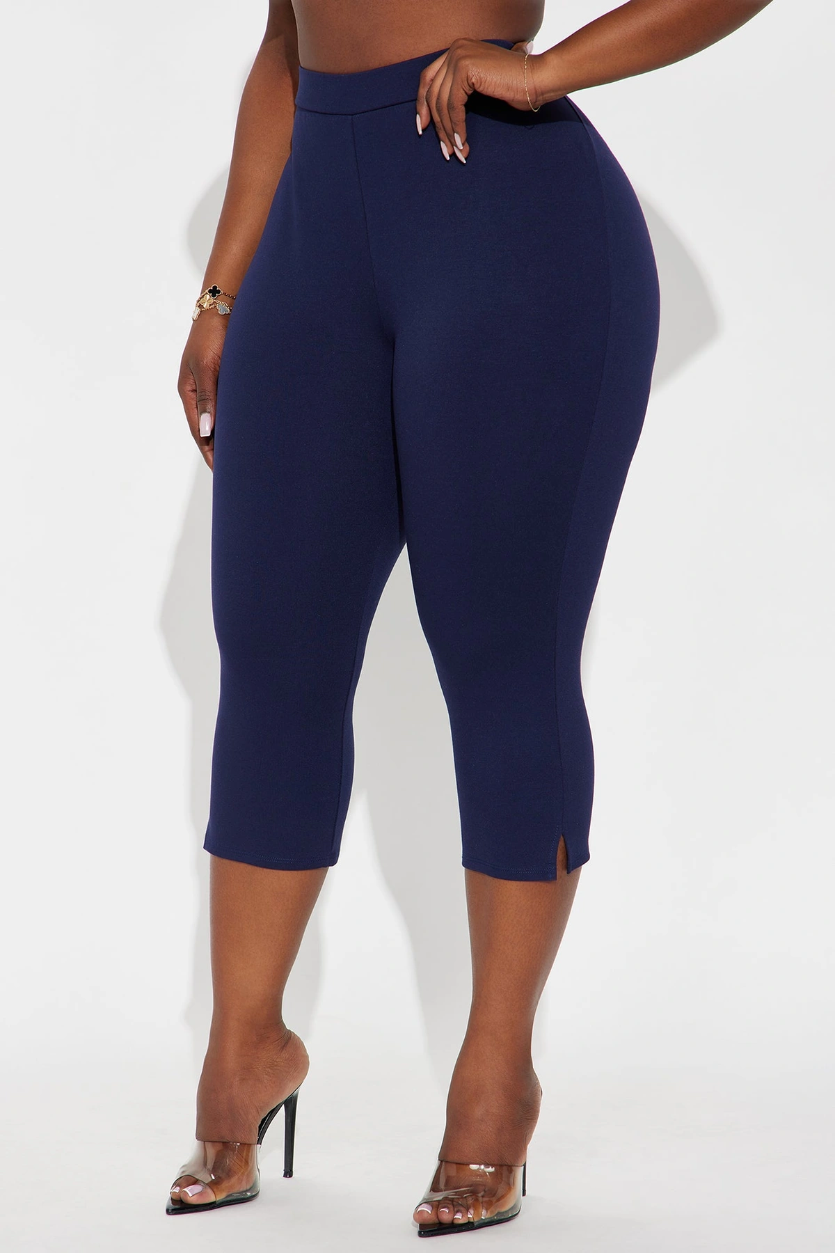 All My Potentials Capri Legging - Navy — Azul-marinho