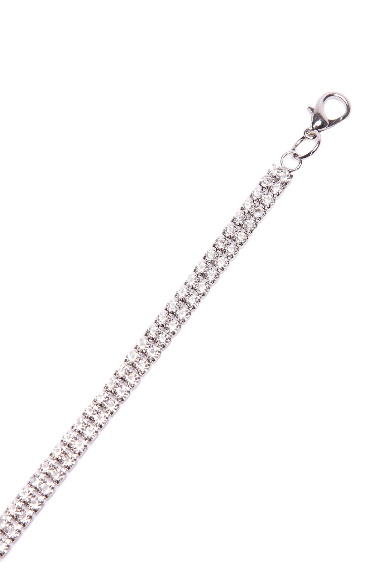 Wrap Me Up Rhinestone Belt - Silver — Prateado
