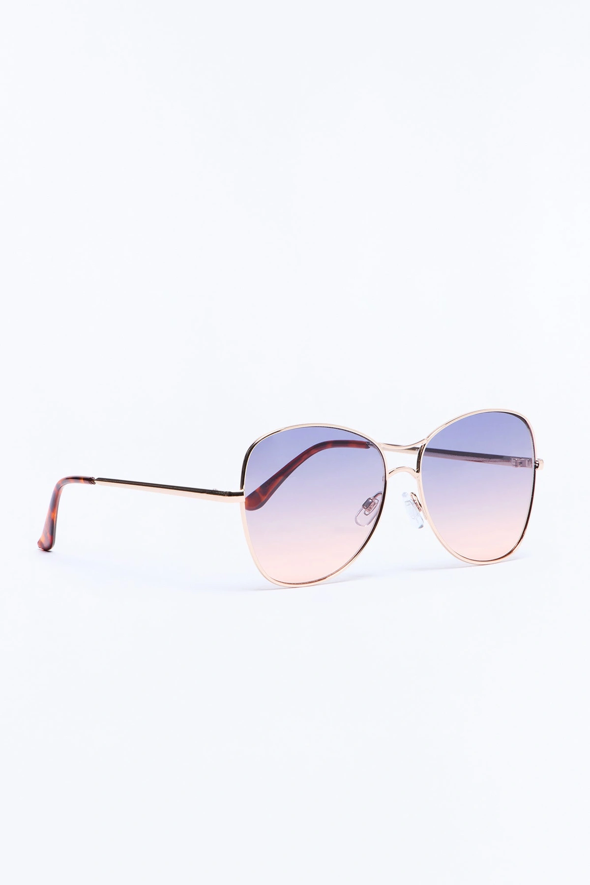 Soft Spoken Sunglasses - Gold — Dourado