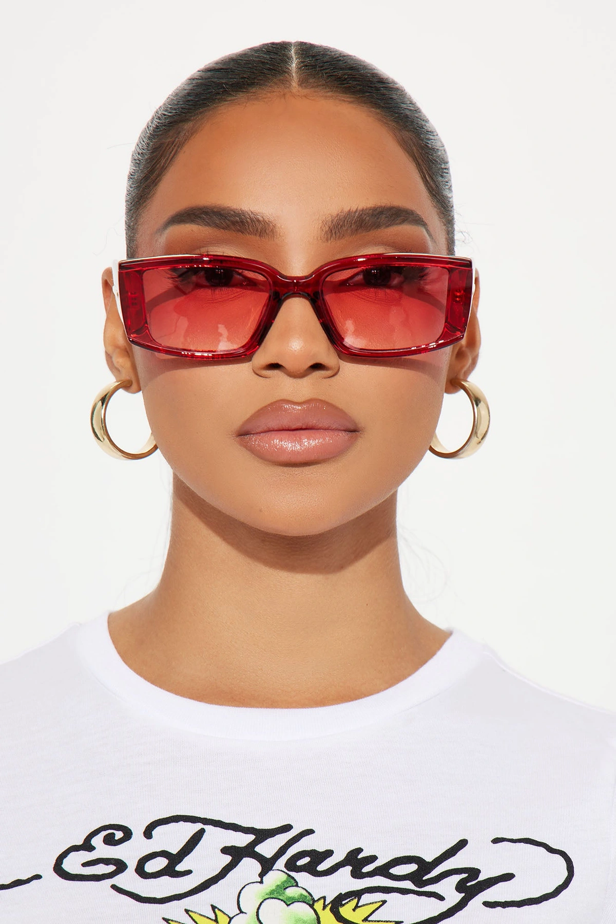 Sweet And Sassy Sunglasses - Red — Vermelho