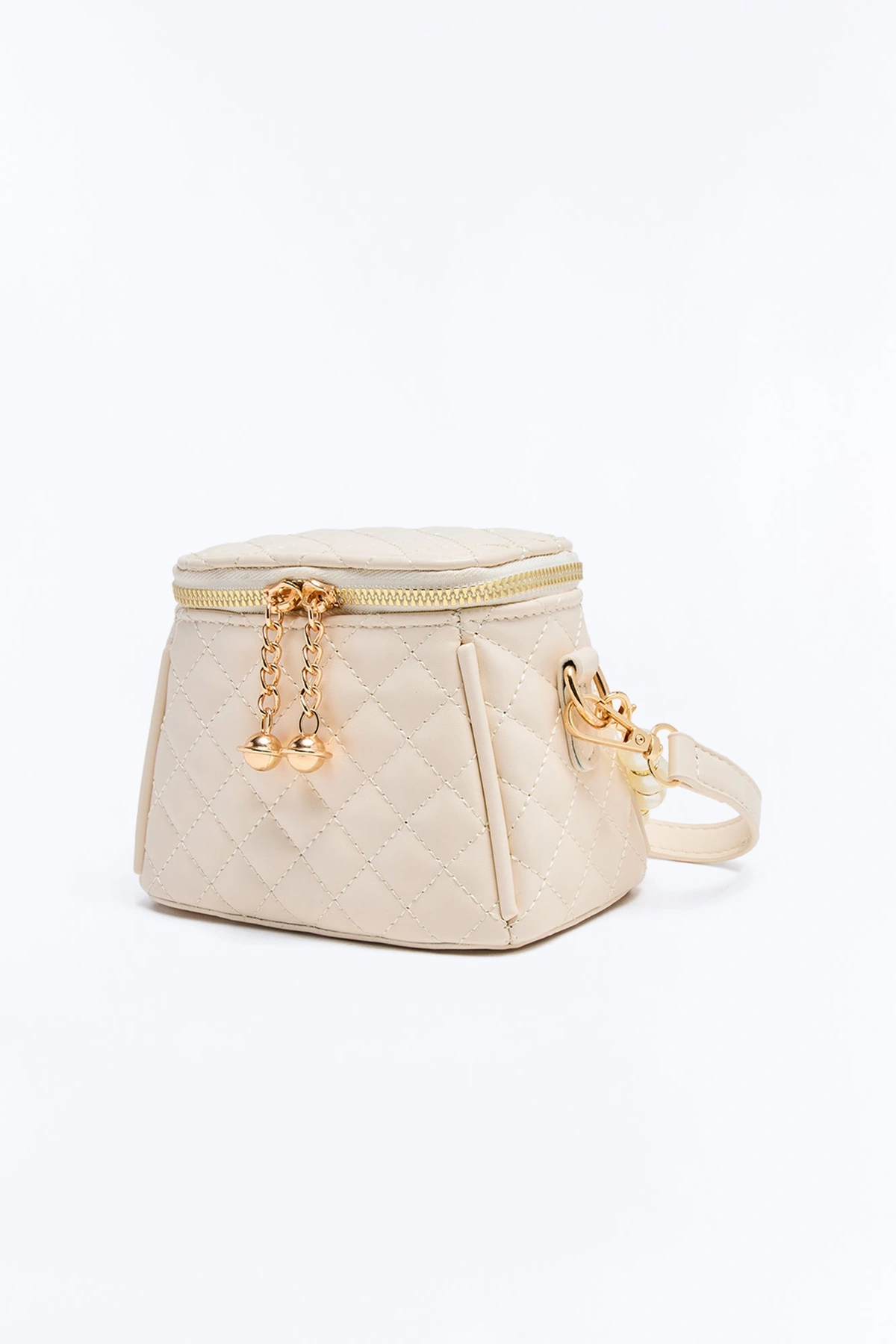 Gentle Soul Faux Leather Crossbody Bag - Ivory — Marfim