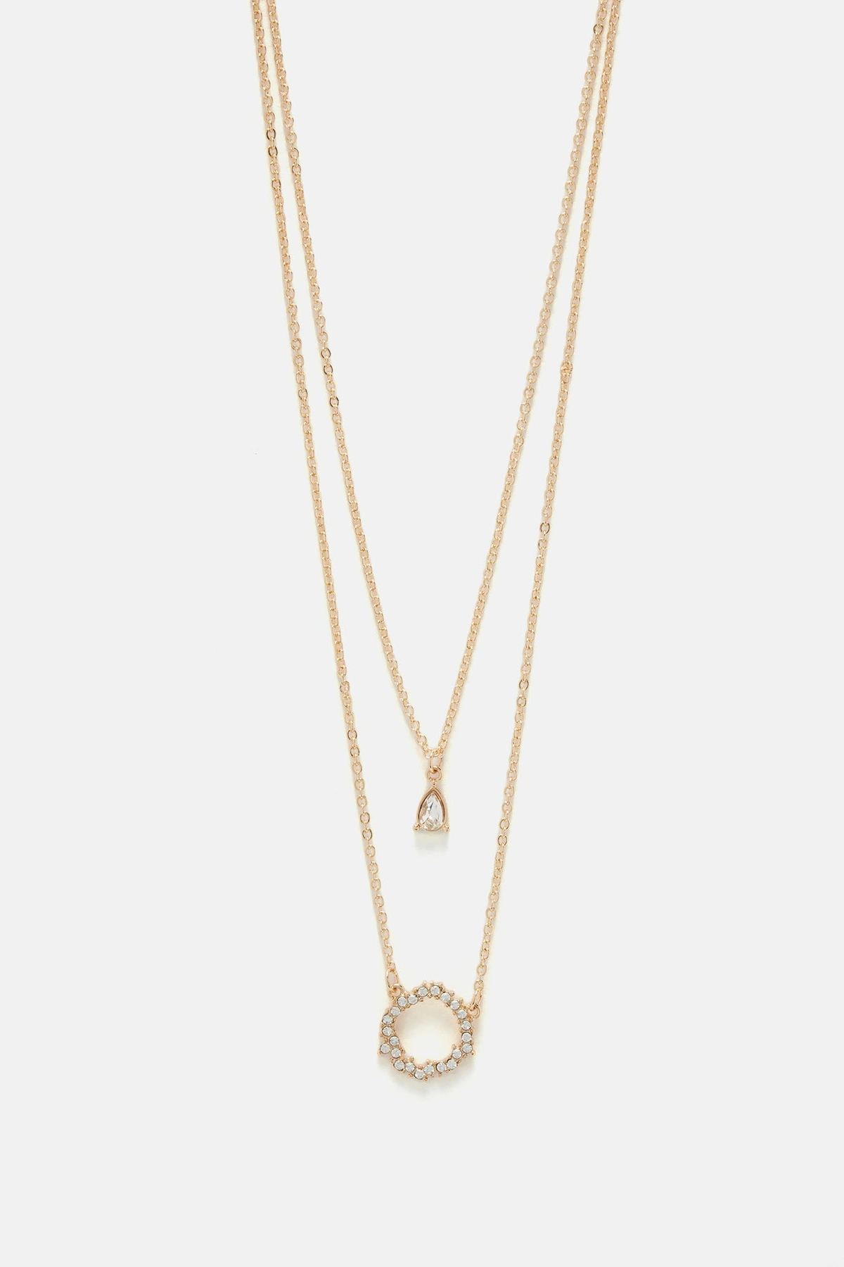 Glistening Sun Necklace - Gold — Dourado