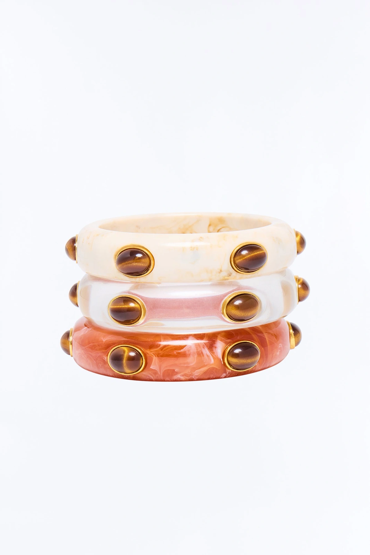 Eye On You 3 Piece Bracelet Set - Multi Color — Multicolor