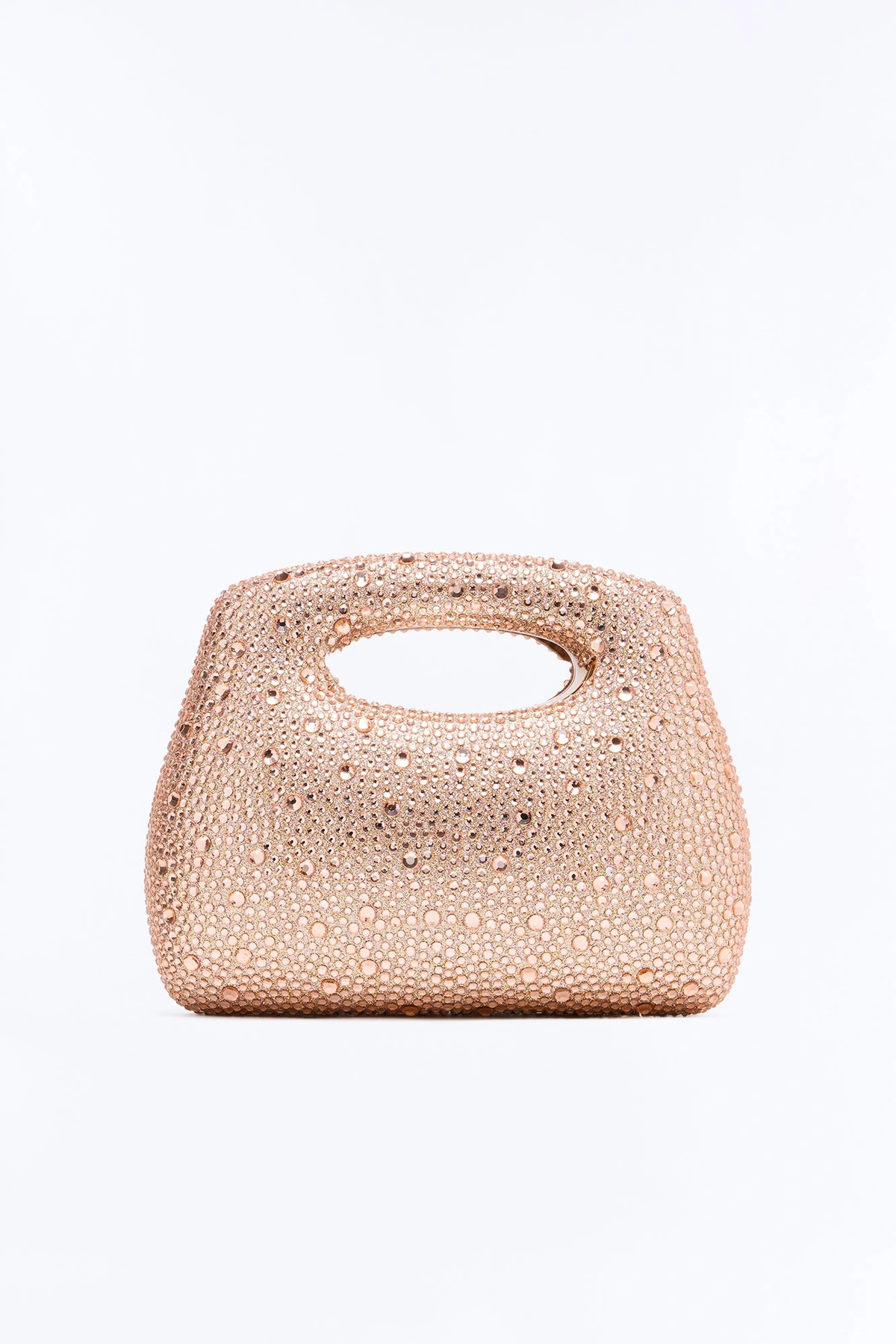 Fireworks Rhinestone Clutch - Champagne — Champagne