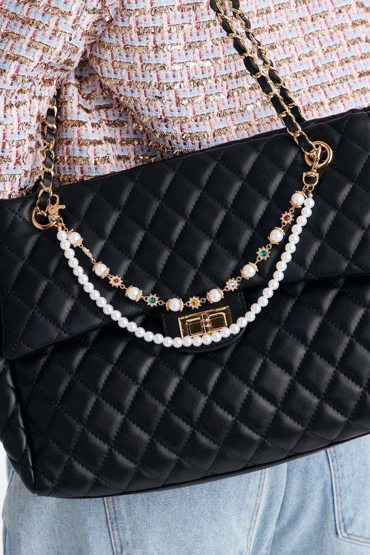 Royal Treatment Handbag Chain - Gold — Dourado