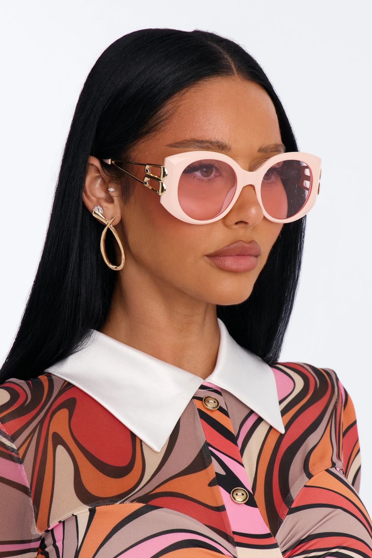 At Ease Sunglasses - Pink — Rosa