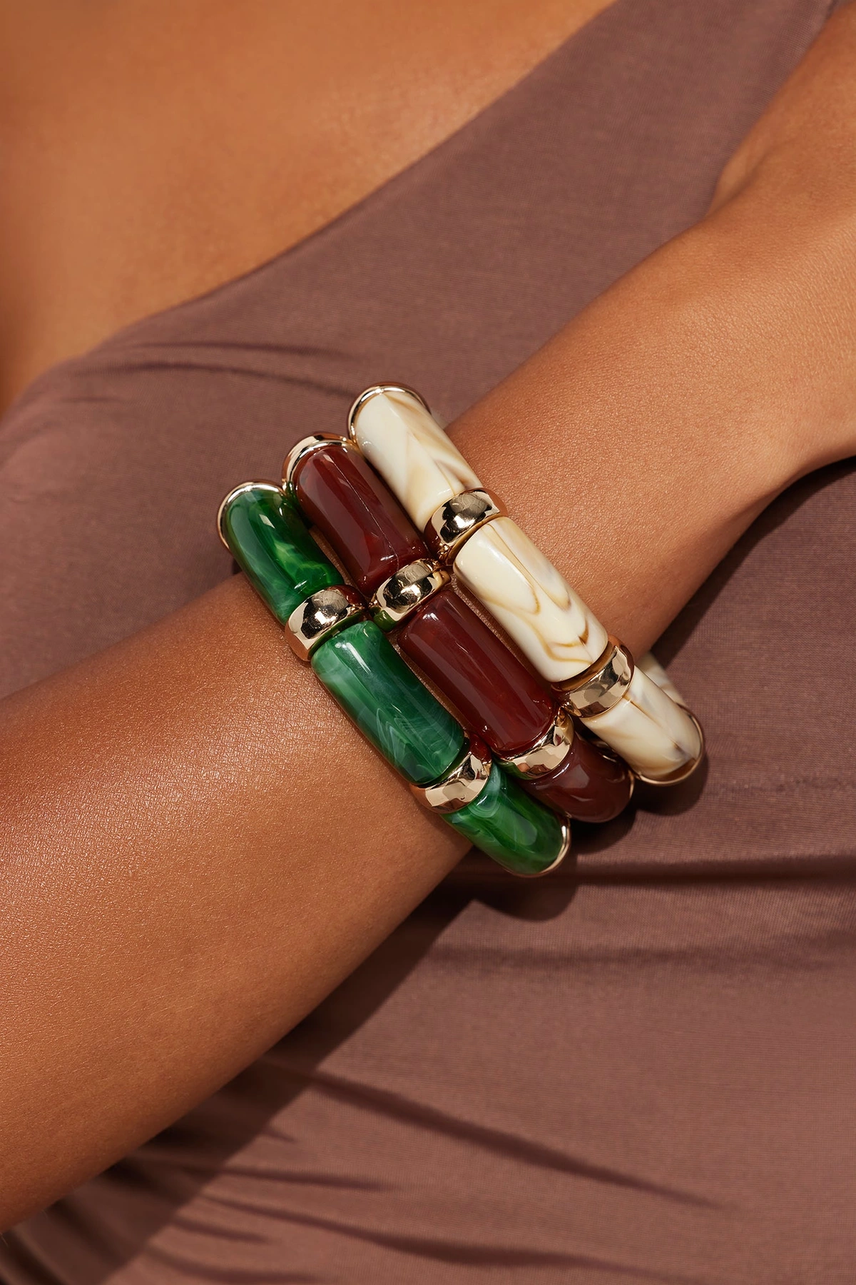 La Isla 3 Piece Bracelet Set - Multi Color — Multicolor