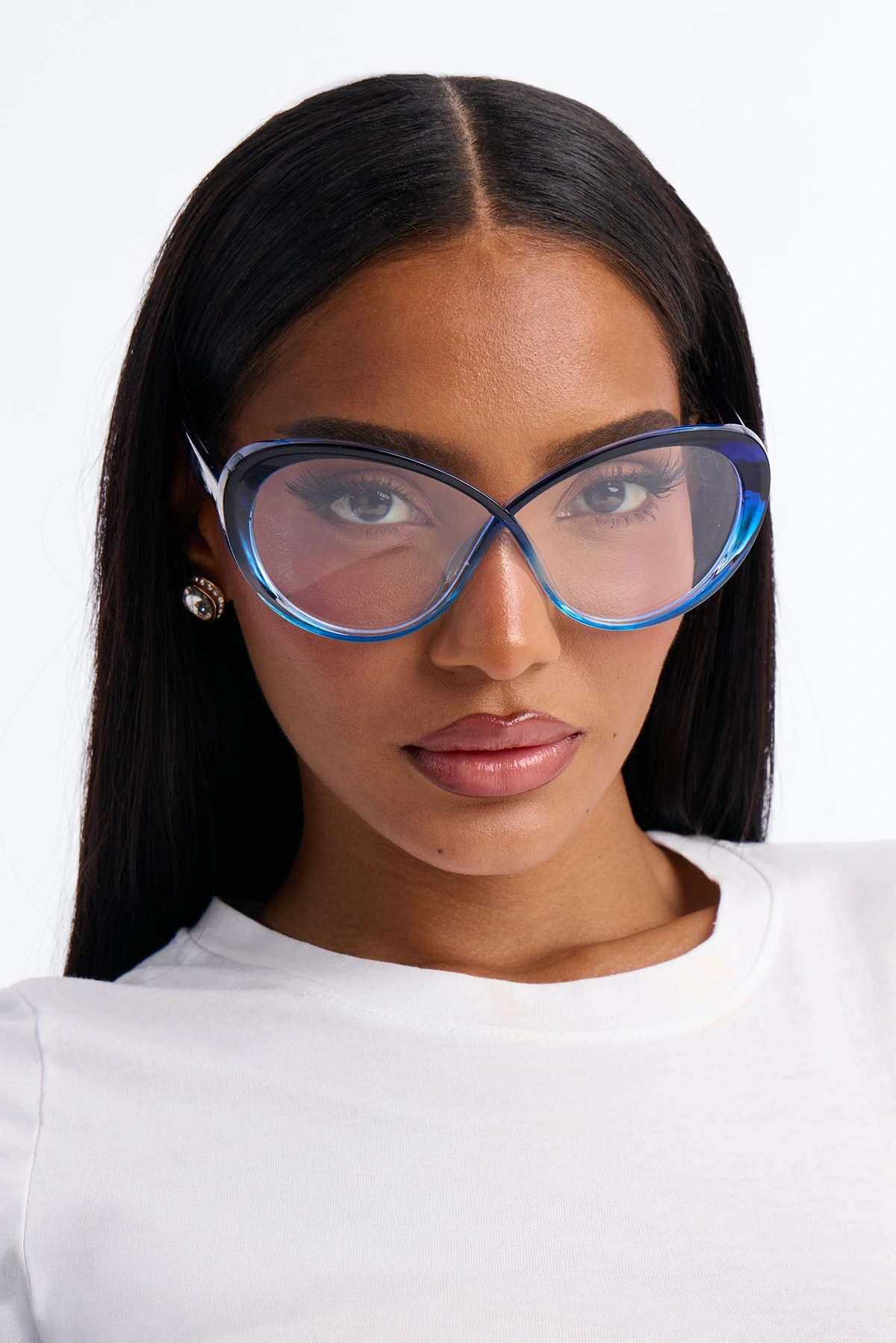 Per My Last Email Blue Light Glasses - Blue — Azul