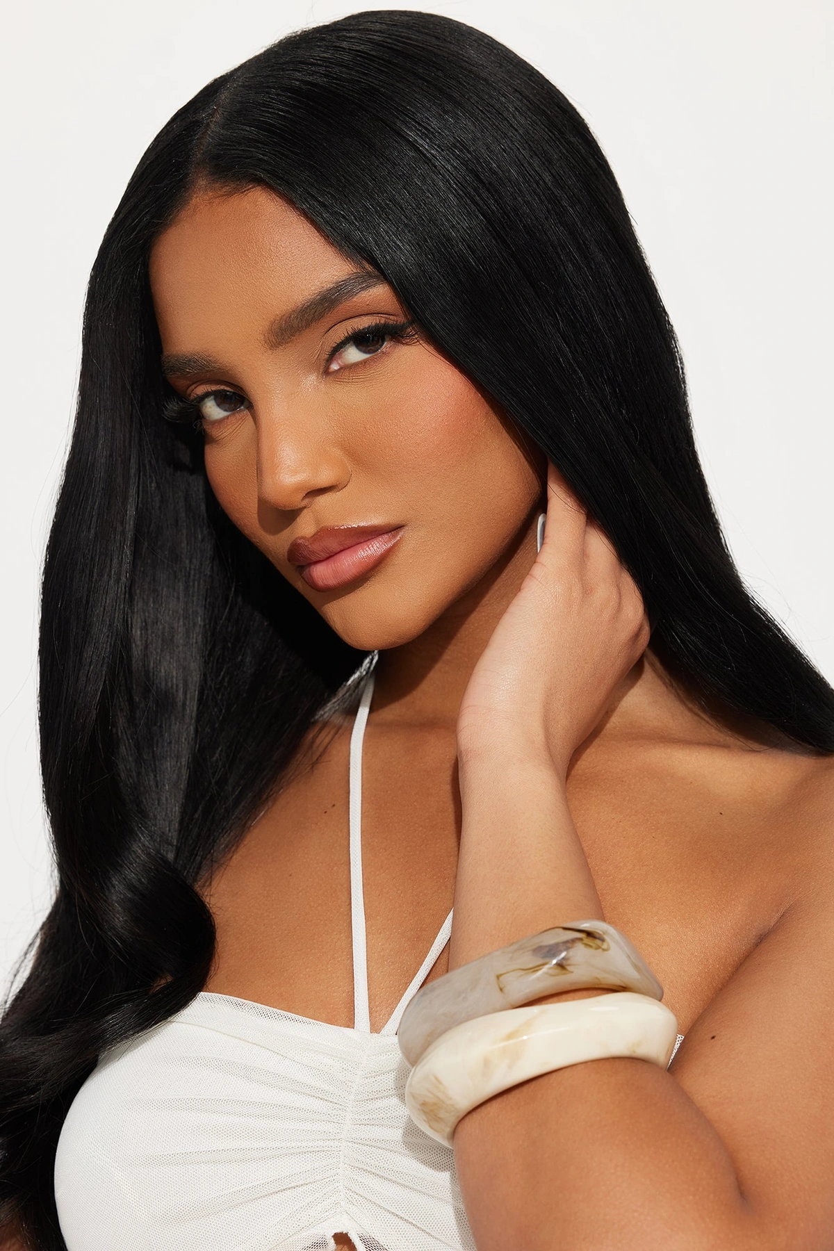 Bella 2 Pack Cuff Bracelet - Nude/combo — Nude/combinação