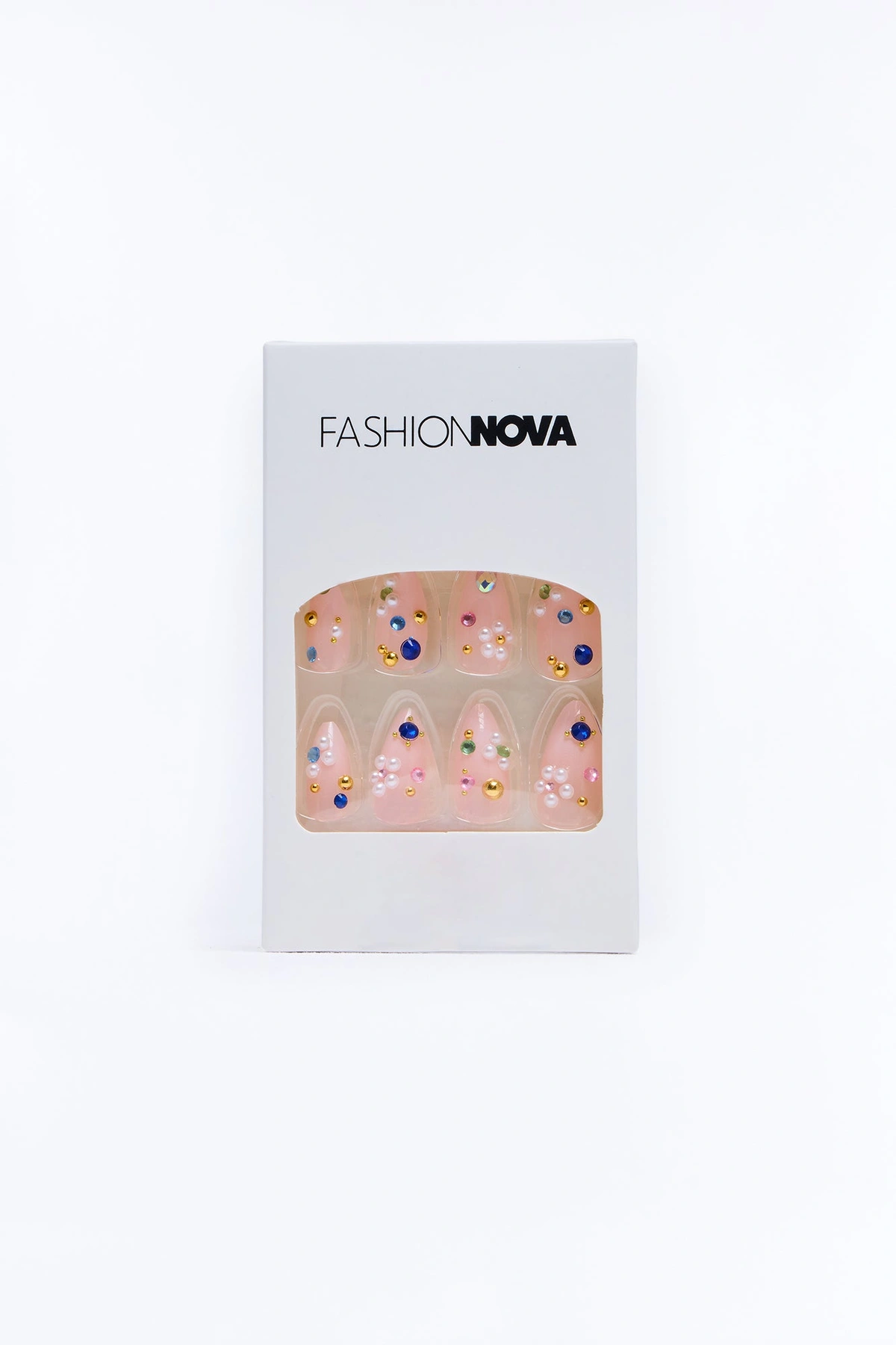 Drippin' Diamonds Press On Nail Set - Multi Color — Multicolor