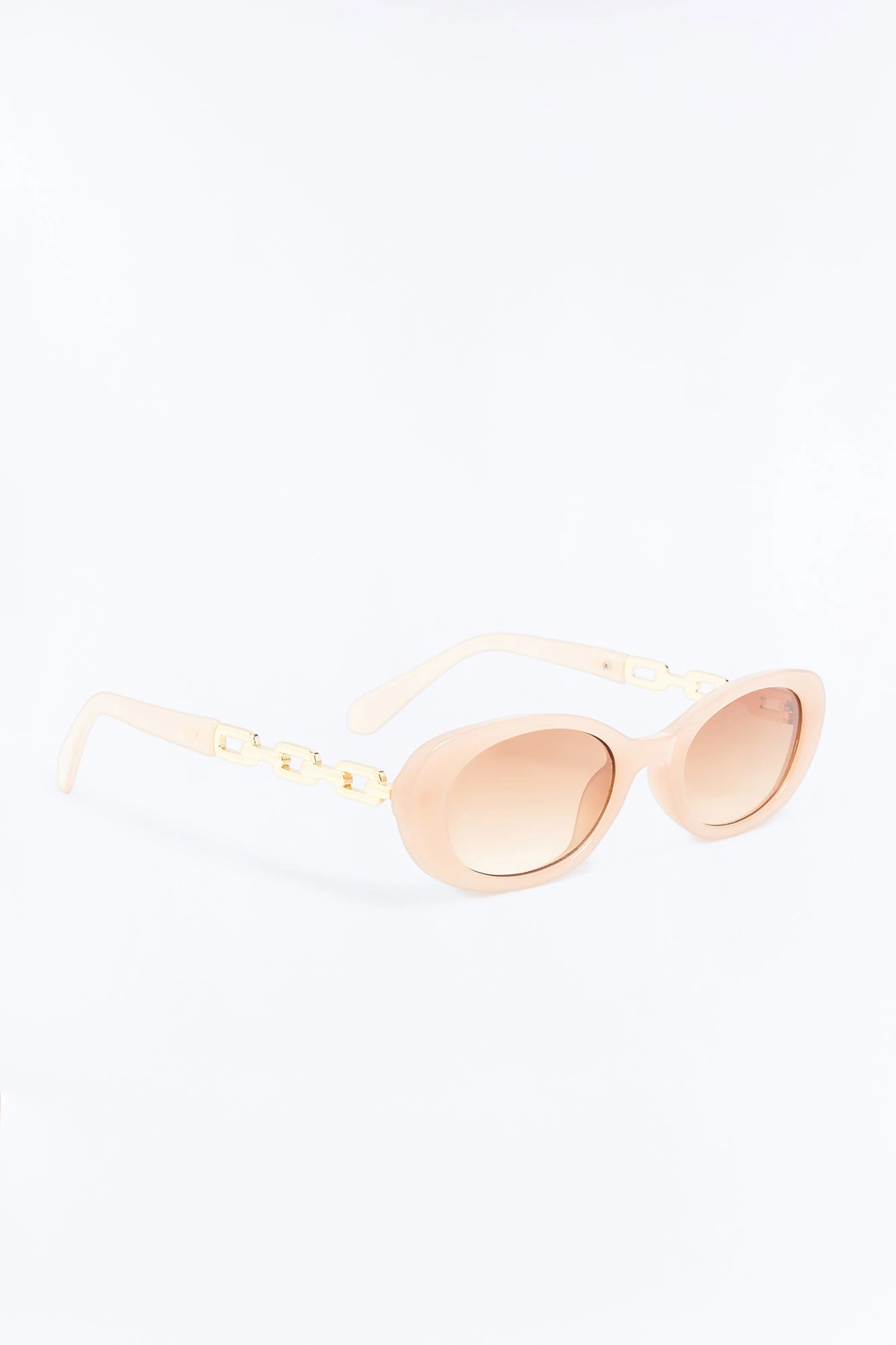 Let's Link Later Sunglasses - Beige — Bege