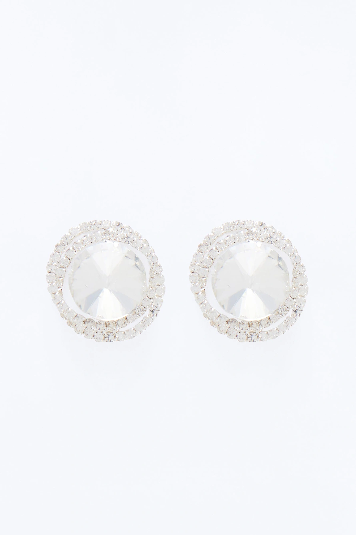 Outshine You Stud Earrings - Silver — Prateado