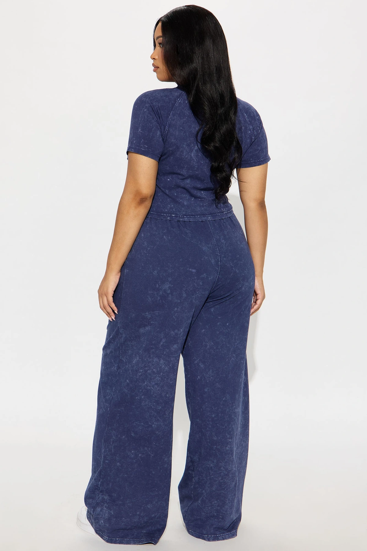 Saint Baby Tee Pant Set - Navy — Azul-marinho