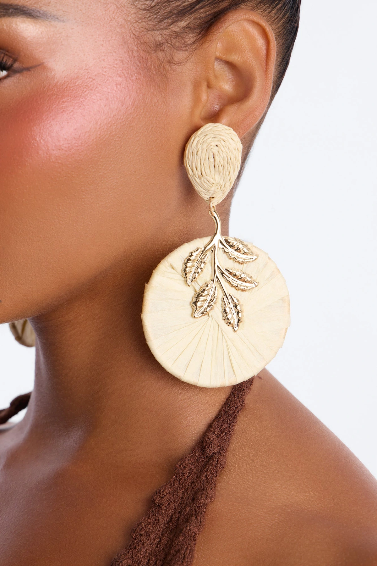Sunny Bloom Floral Earrings - Ivory/combo — Marfim/combinação